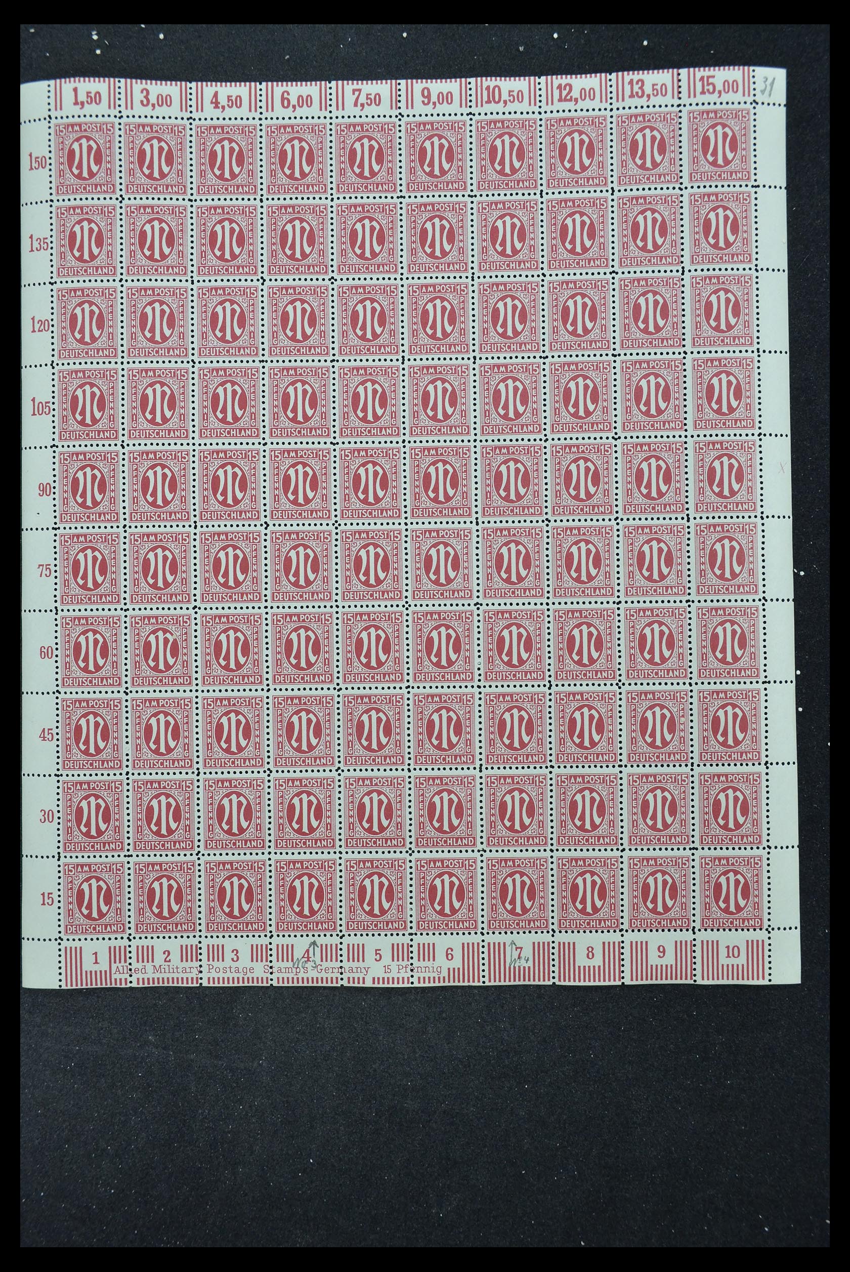 33144 299 - Stamp collection 33144 Germany British-American Zone 1945-1946.
