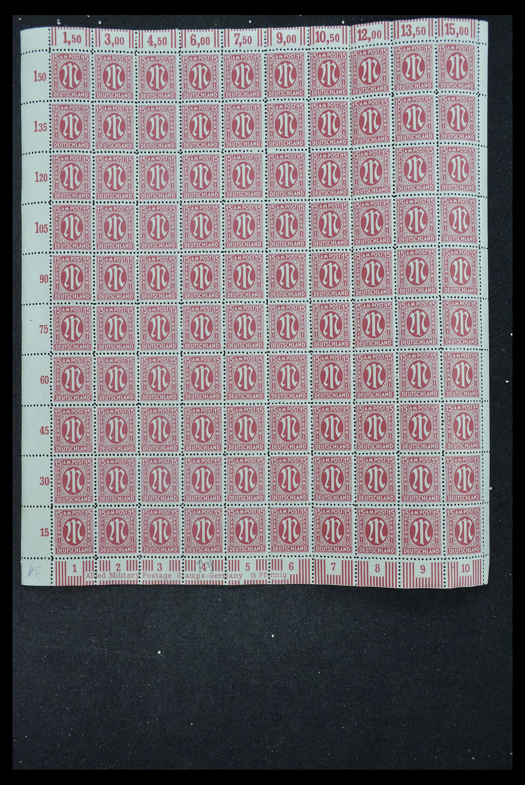 33144 300 - Stamp collection 33144 Germany British-American Zone 1945-1946.