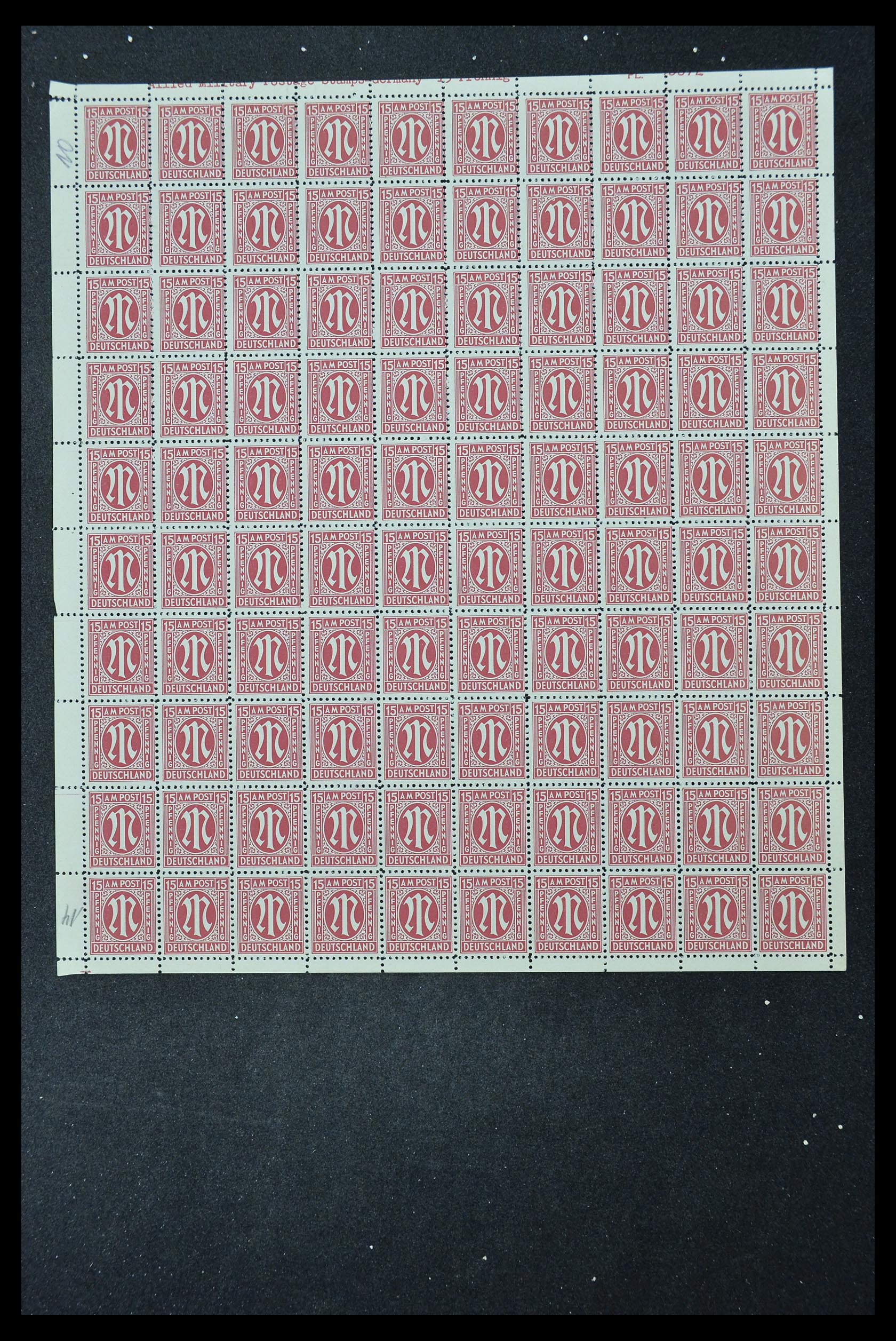 33144 313 - Stamp collection 33144 Germany British-American Zone 1945-1946.