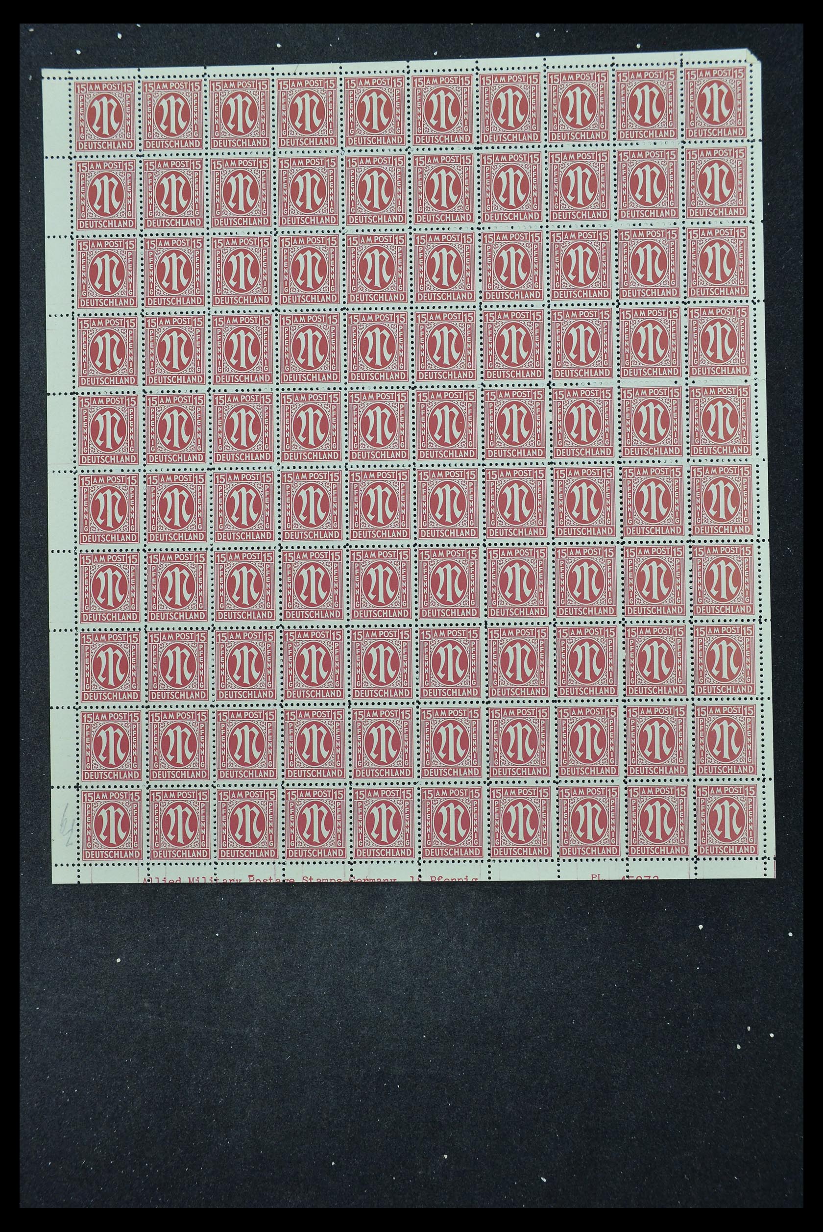 33144 314 - Stamp collection 33144 Germany British-American Zone 1945-1946.