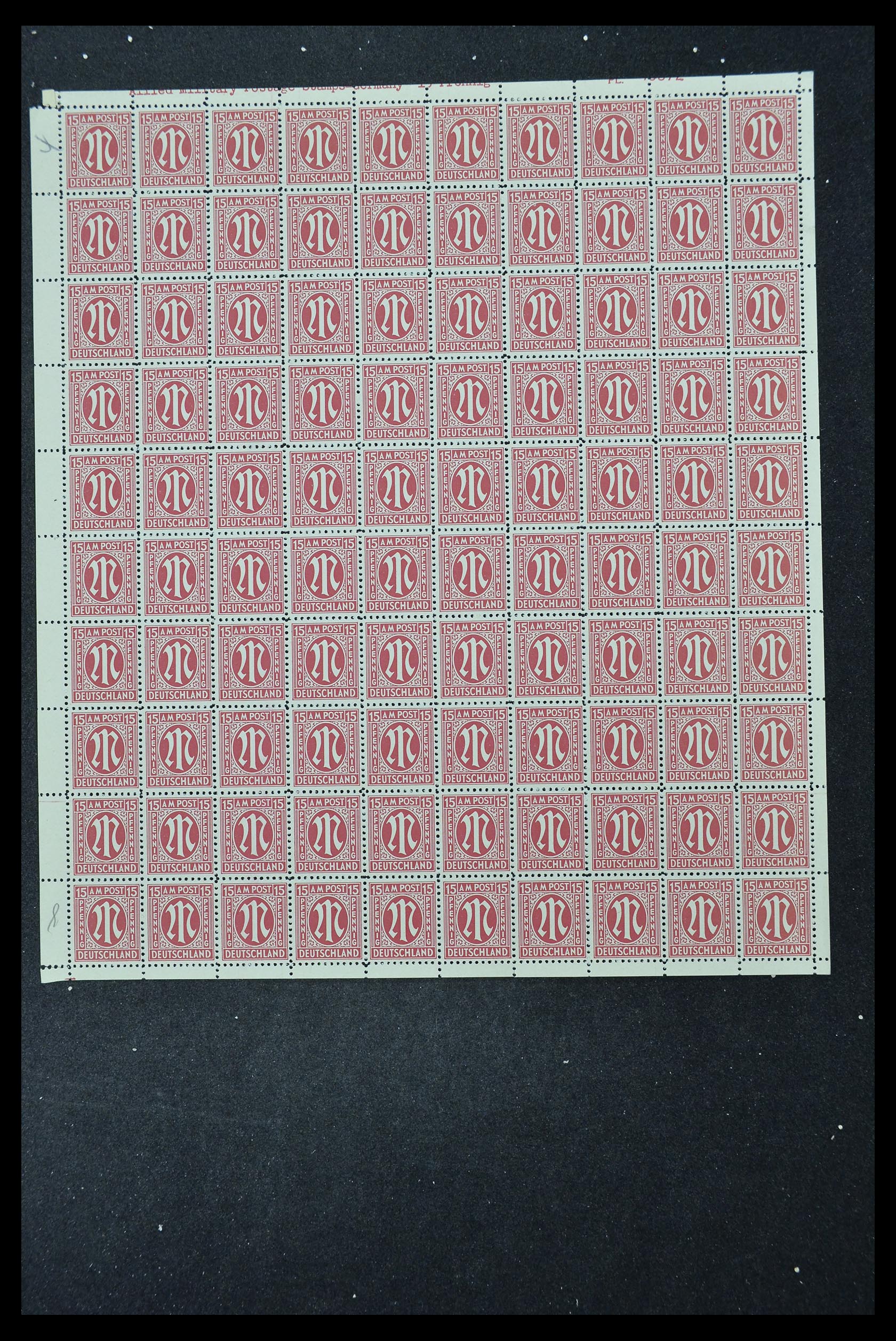 33144 315 - Stamp collection 33144 Germany British-American Zone 1945-1946.