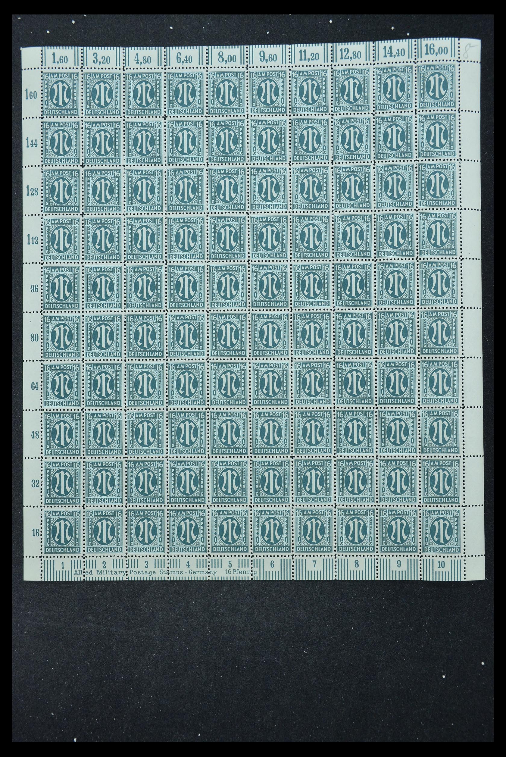 33144 317 - Stamp collection 33144 Germany British-American Zone 1945-1946.