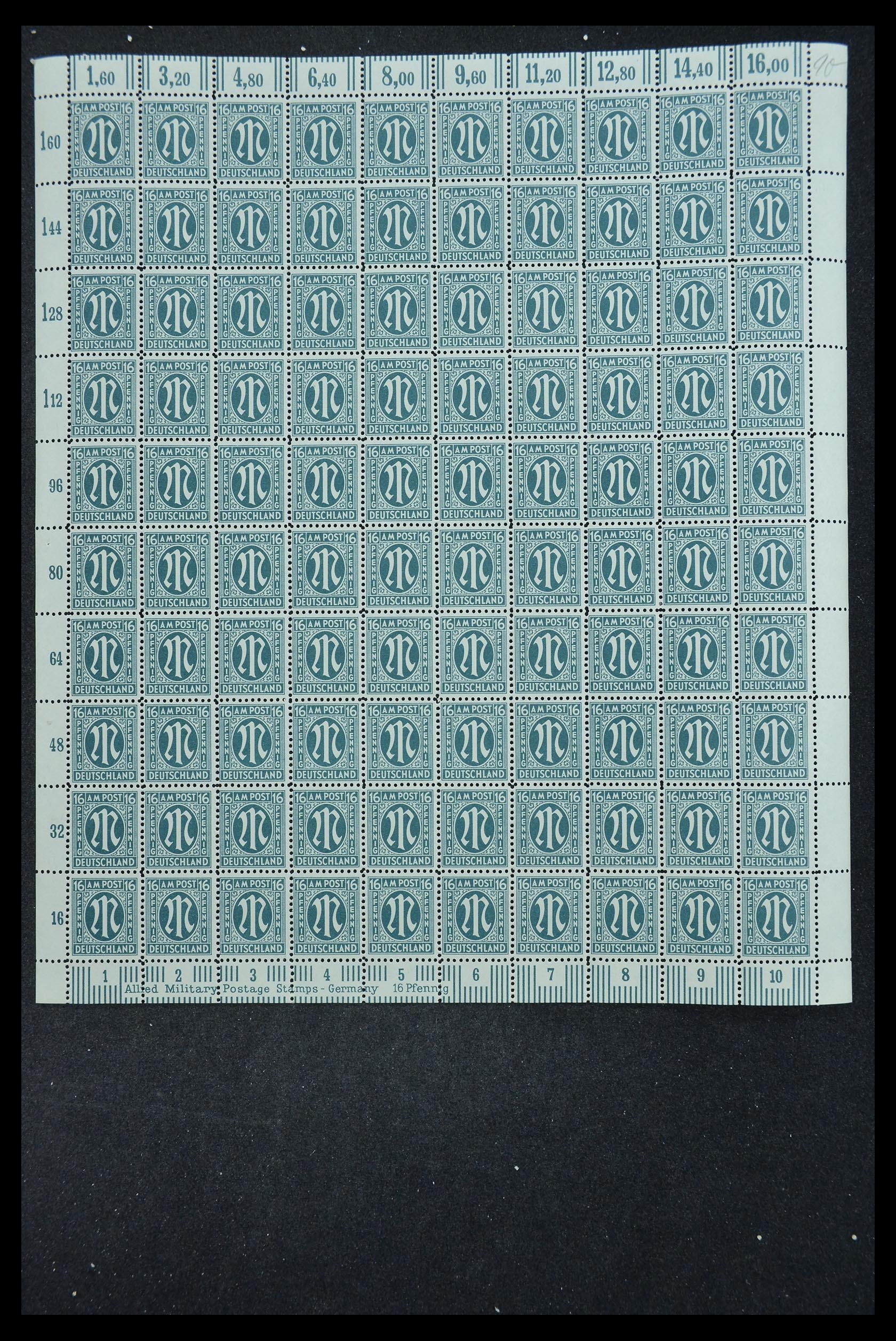33144 319 - Stamp collection 33144 Germany British-American Zone 1945-1946.