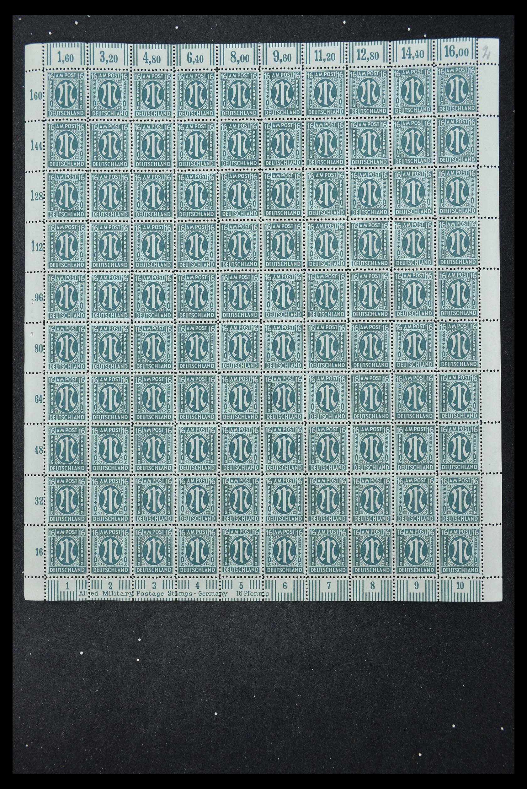 33144 324 - Stamp collection 33144 Germany British-American Zone 1945-1946.