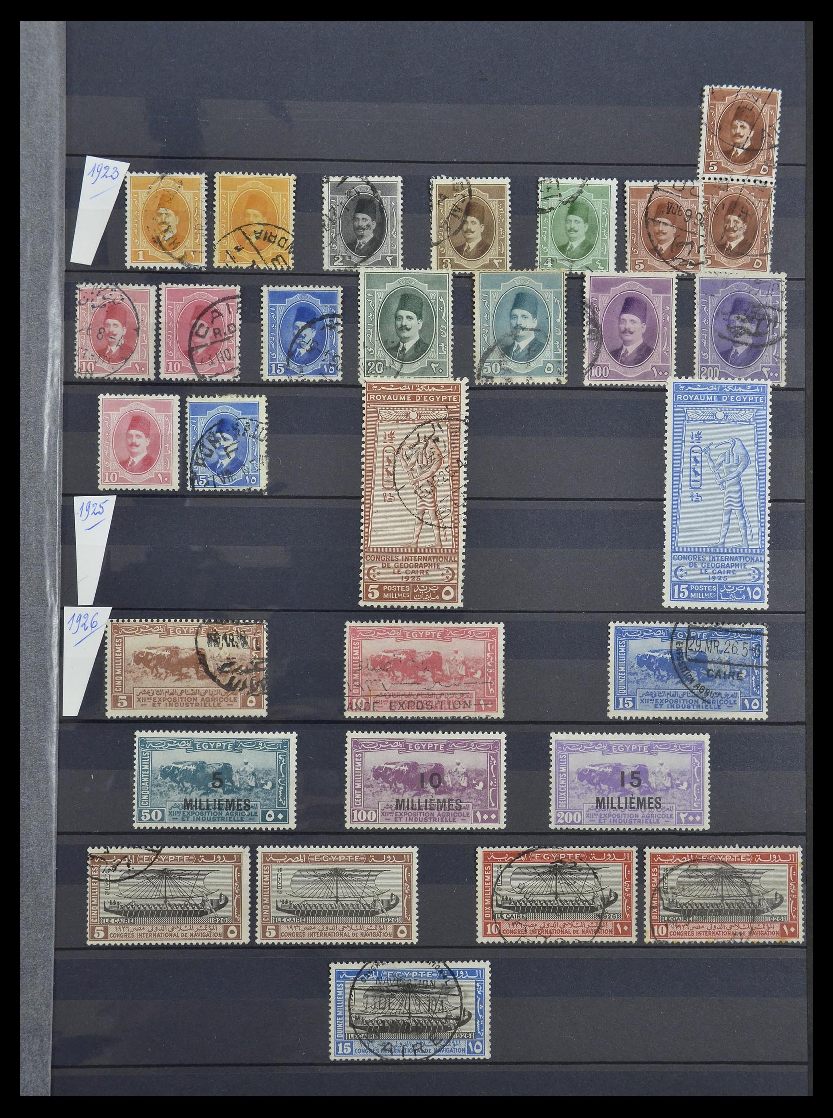 33145 005 - Postzegelverzameling 33145 Egypte 1866-1985.