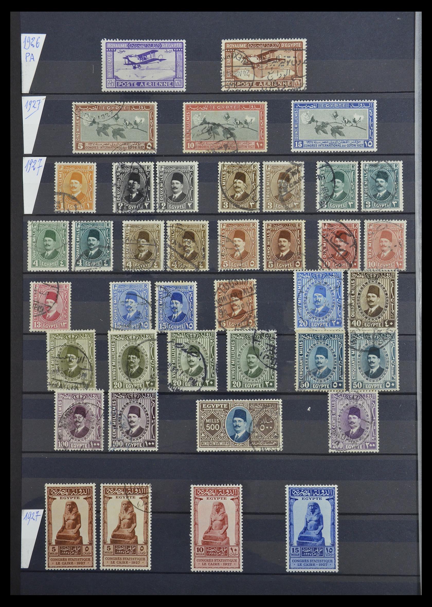 33145 006 - Postzegelverzameling 33145 Egypte 1866-1985.