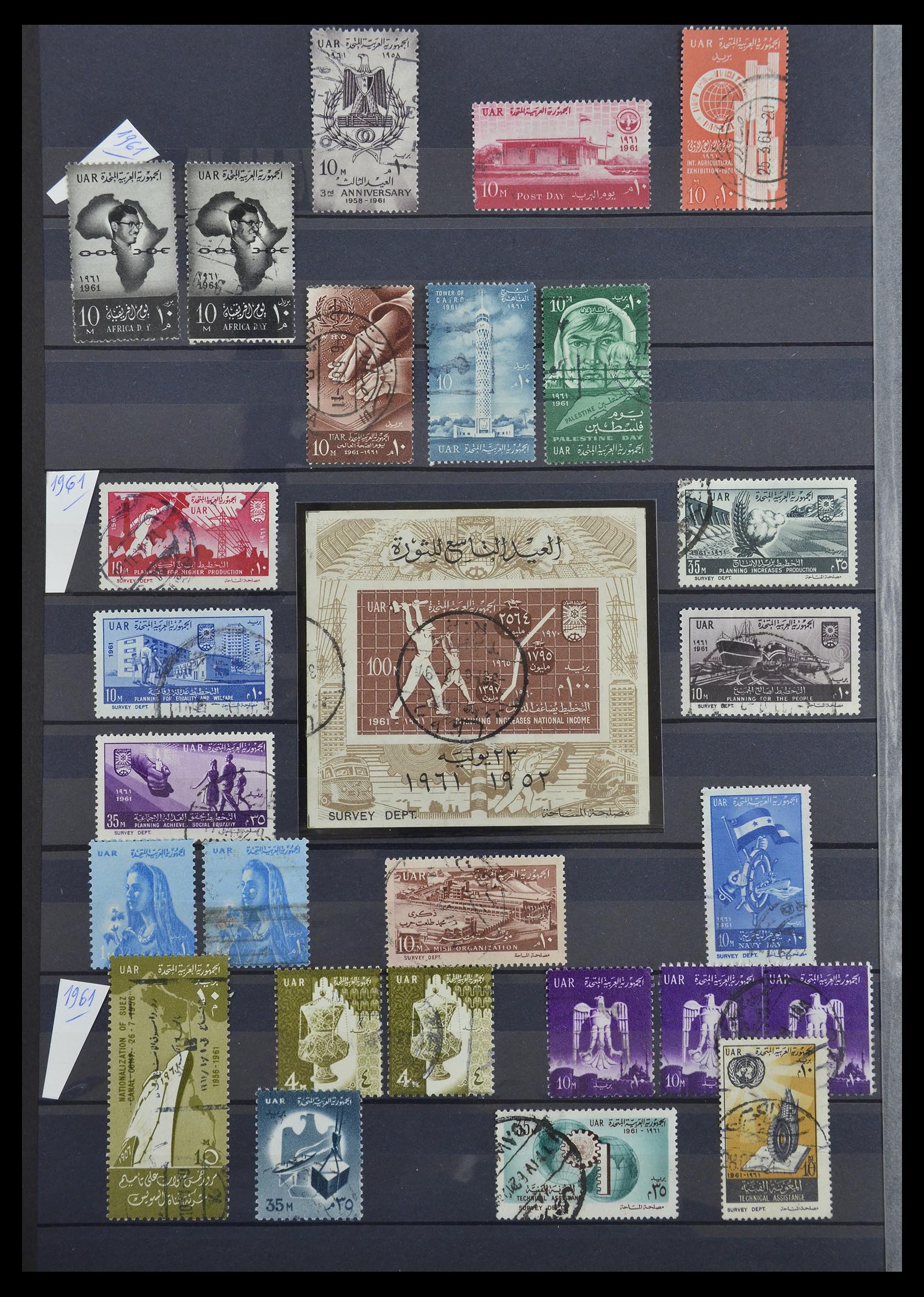 33145 026 - Postzegelverzameling 33145 Egypte 1866-1985.