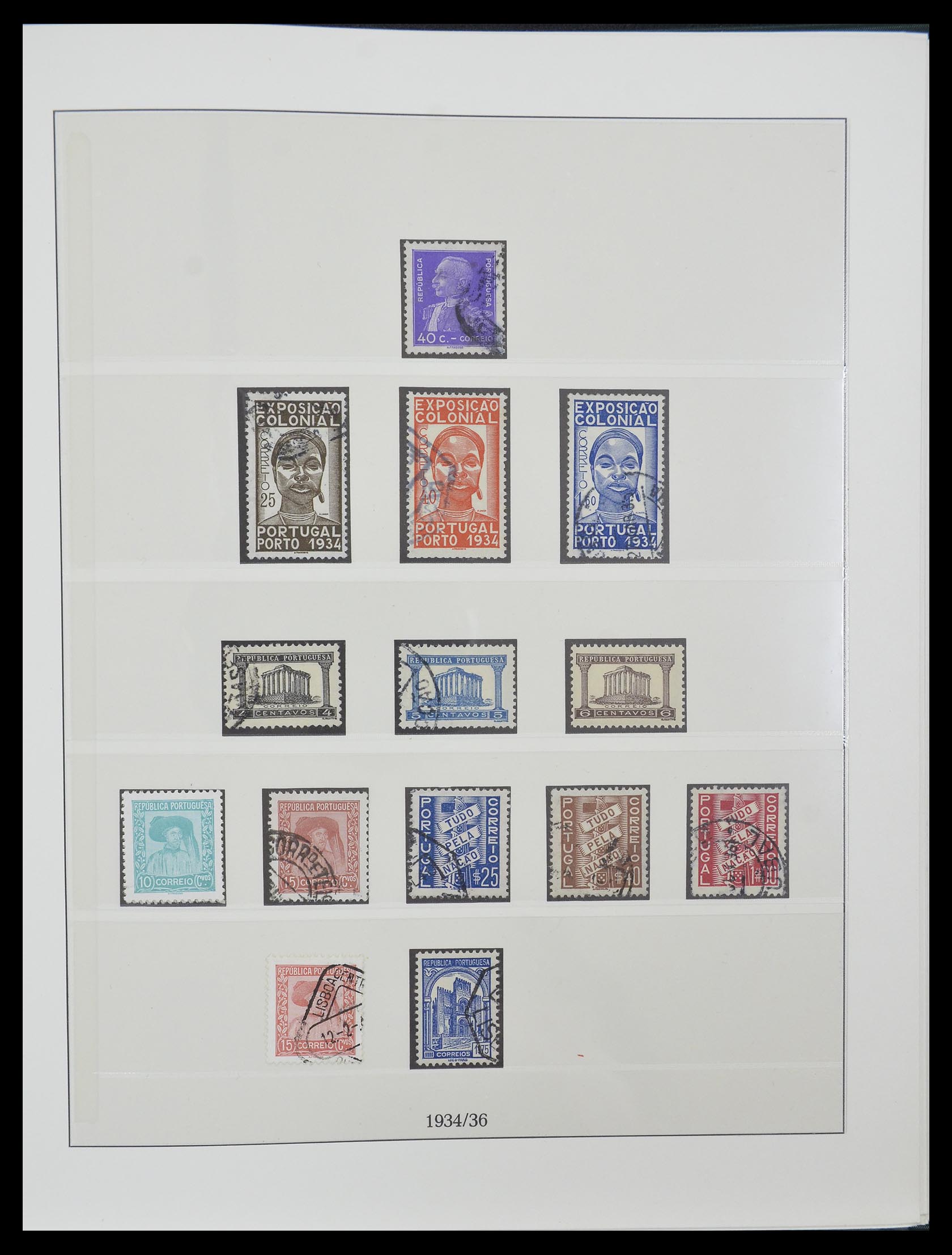 33161 037 - Postzegelverzameling 33161 Portugal 1853-1959.