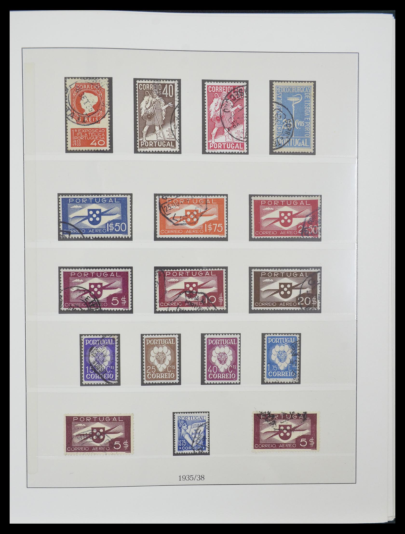 33161 038 - Postzegelverzameling 33161 Portugal 1853-1959.