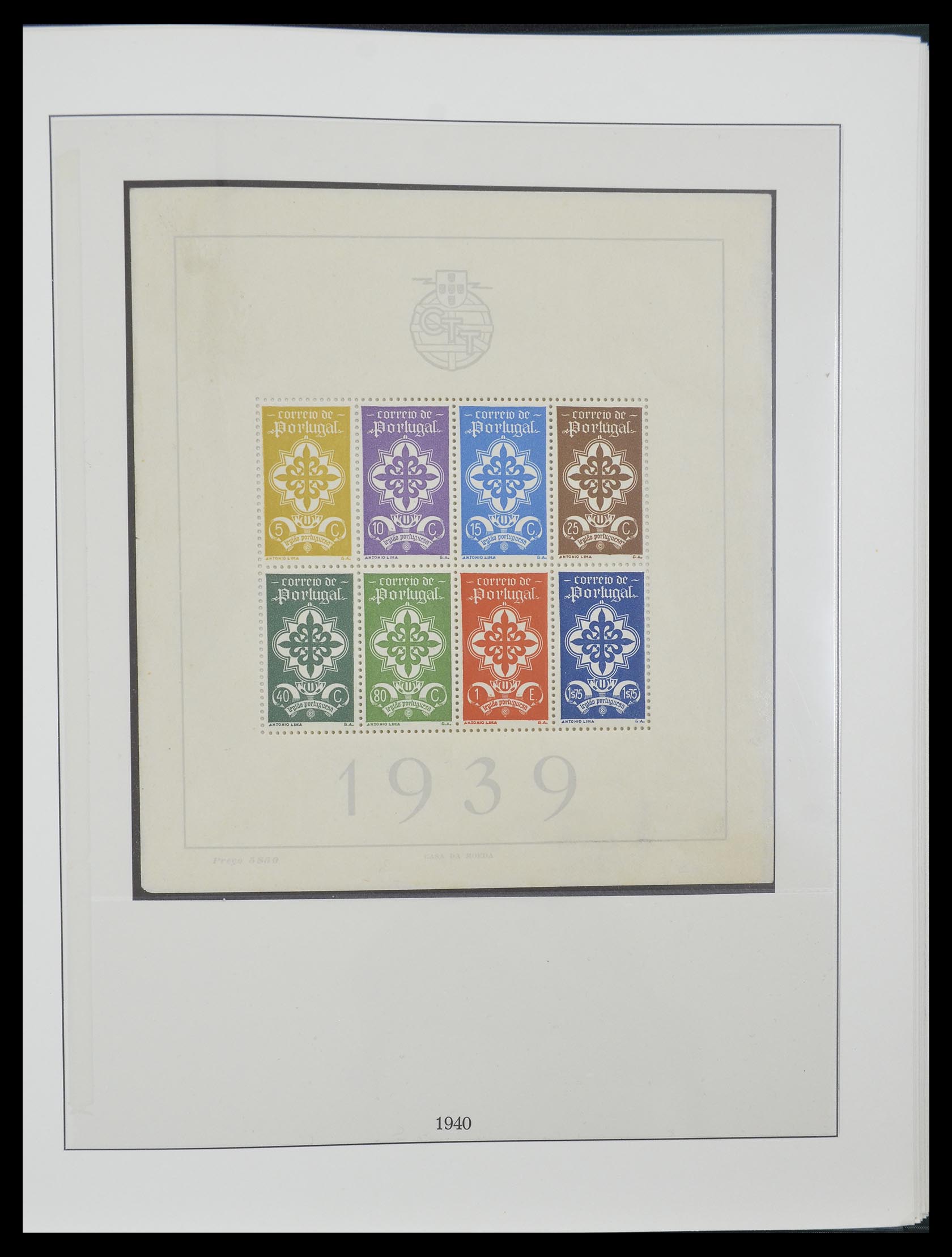 33161 040 - Postzegelverzameling 33161 Portugal 1853-1959.