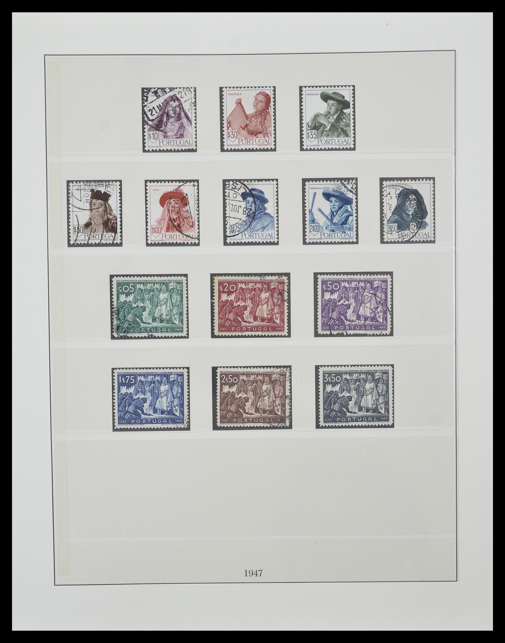 33161 057 - Postzegelverzameling 33161 Portugal 1853-1959.