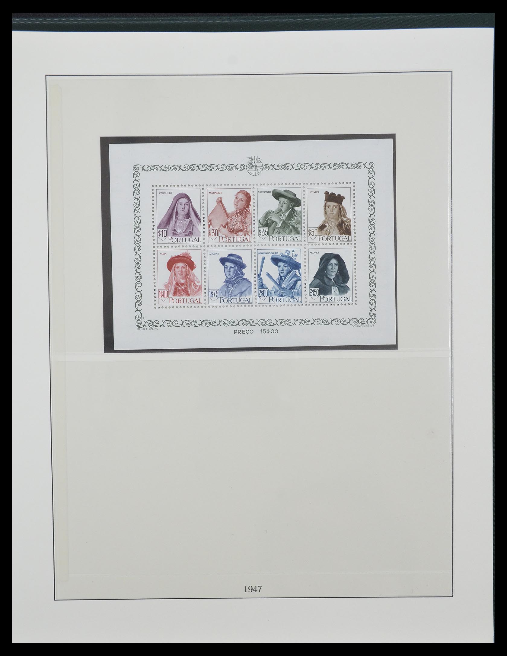 33161 058 - Postzegelverzameling 33161 Portugal 1853-1959.