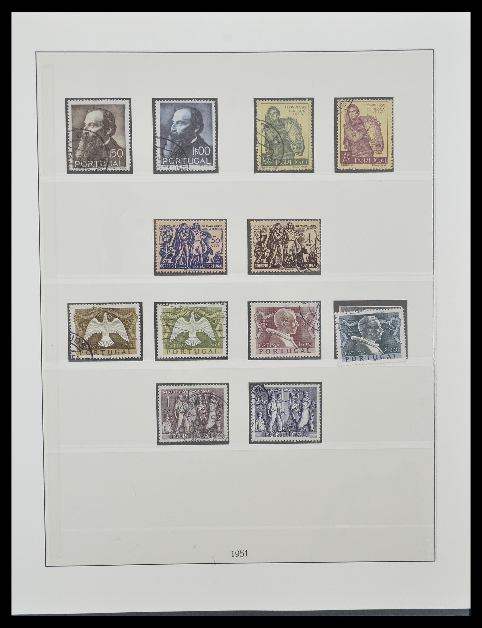 33161 063 - Postzegelverzameling 33161 Portugal 1853-1959.