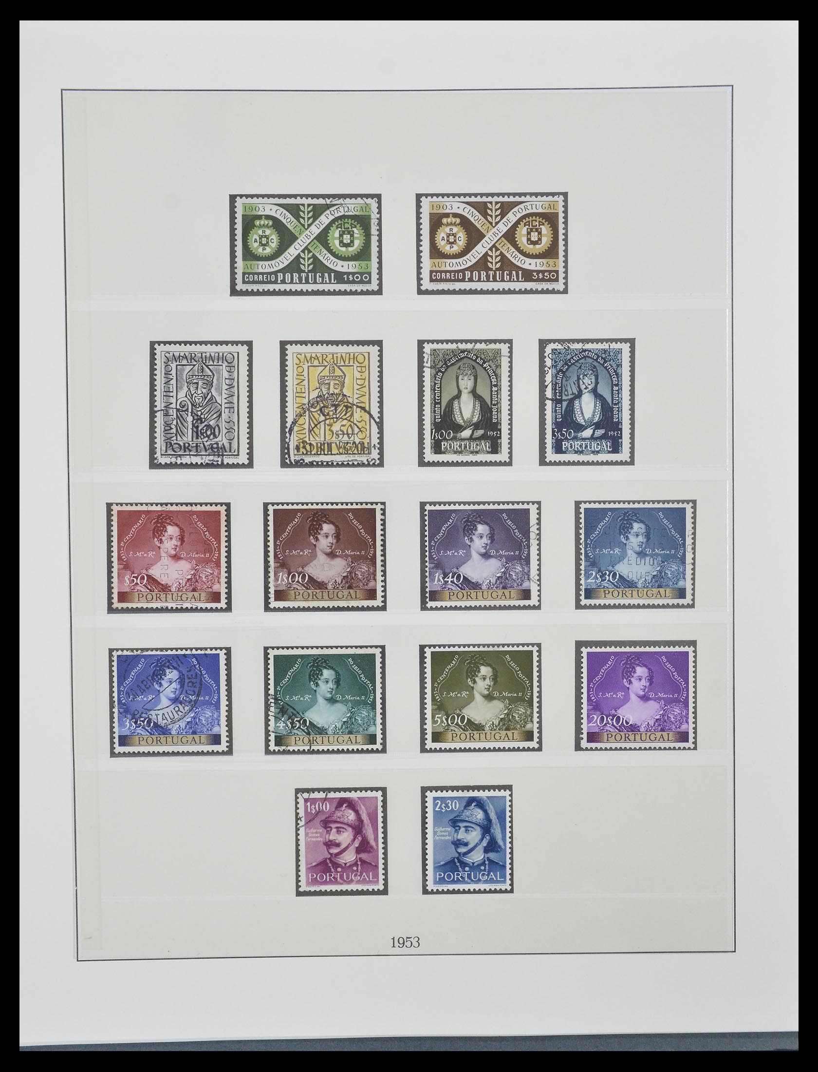 33161 067 - Postzegelverzameling 33161 Portugal 1853-1959.