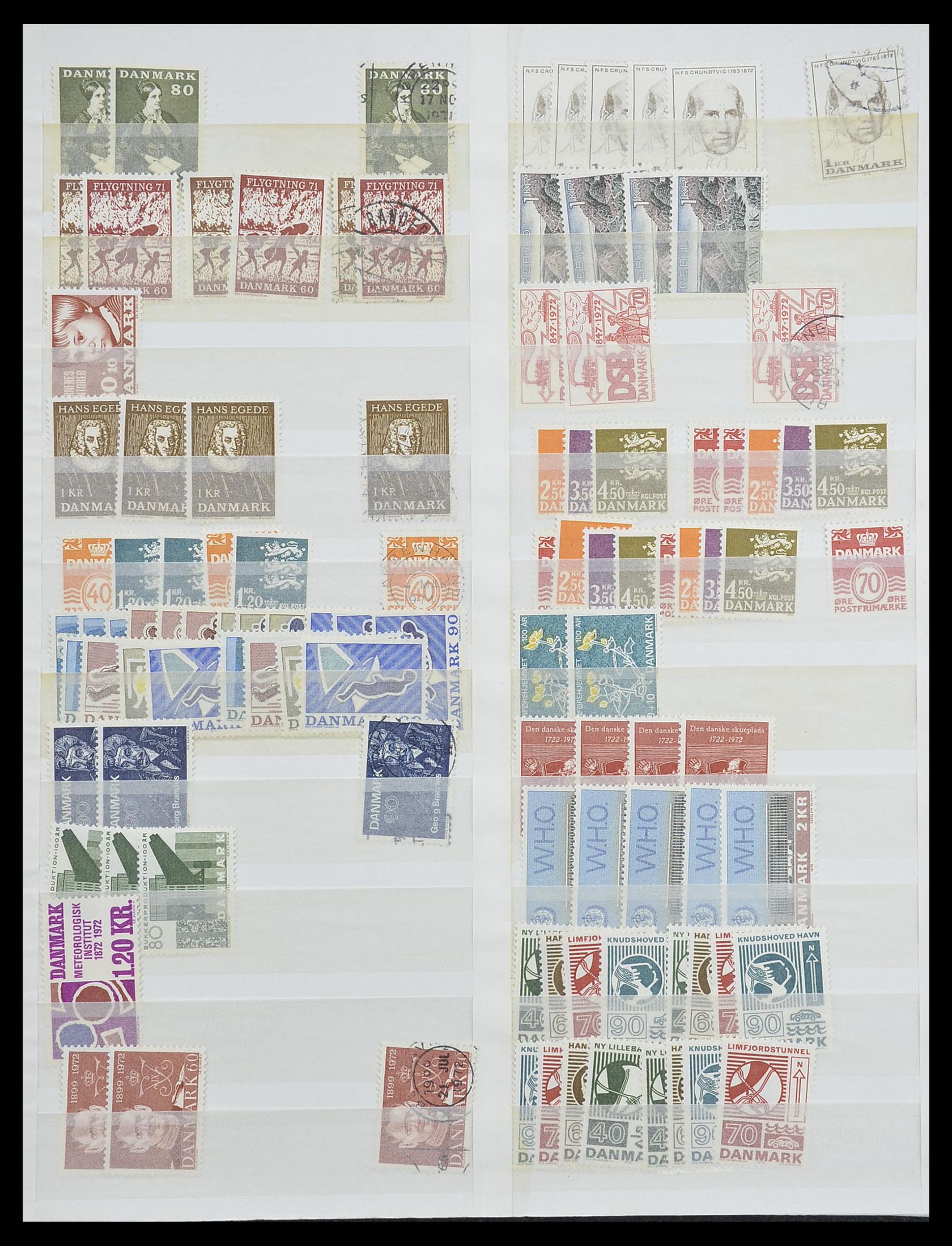 33169 012 - Postzegelverzameling 33169 Denemarken 1851-1995.