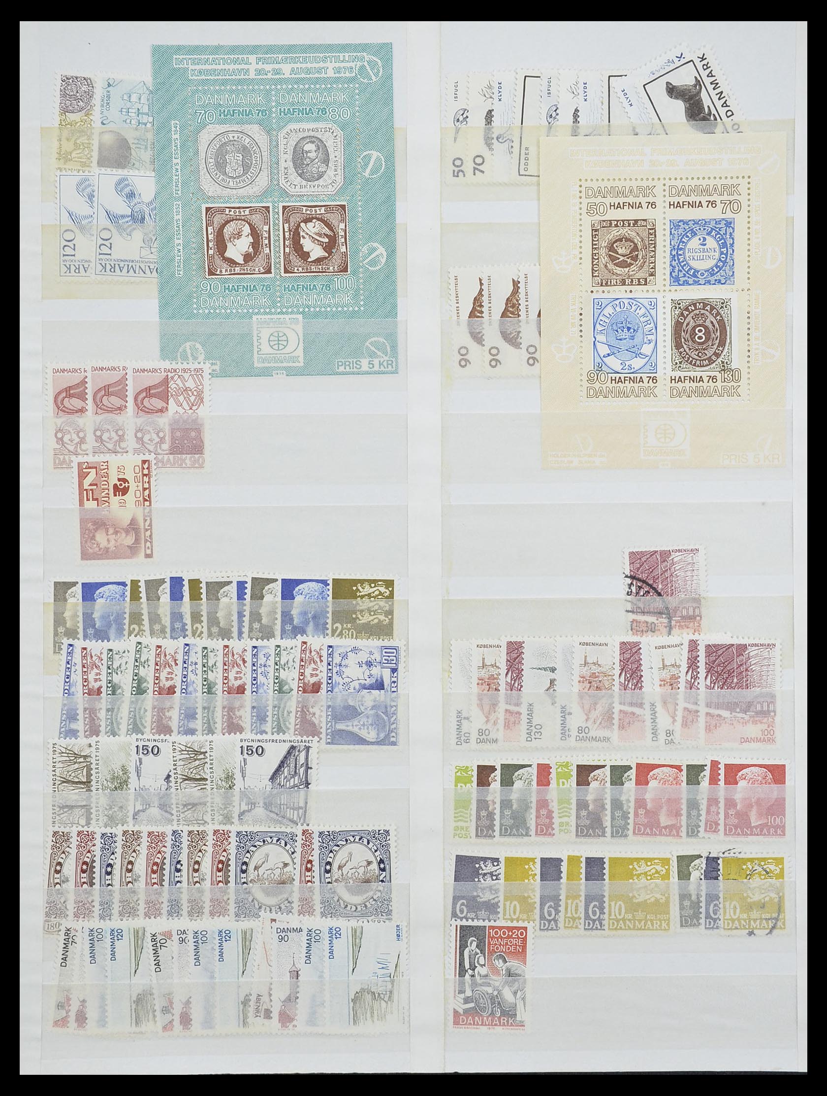 33169 014 - Postzegelverzameling 33169 Denemarken 1851-1995.