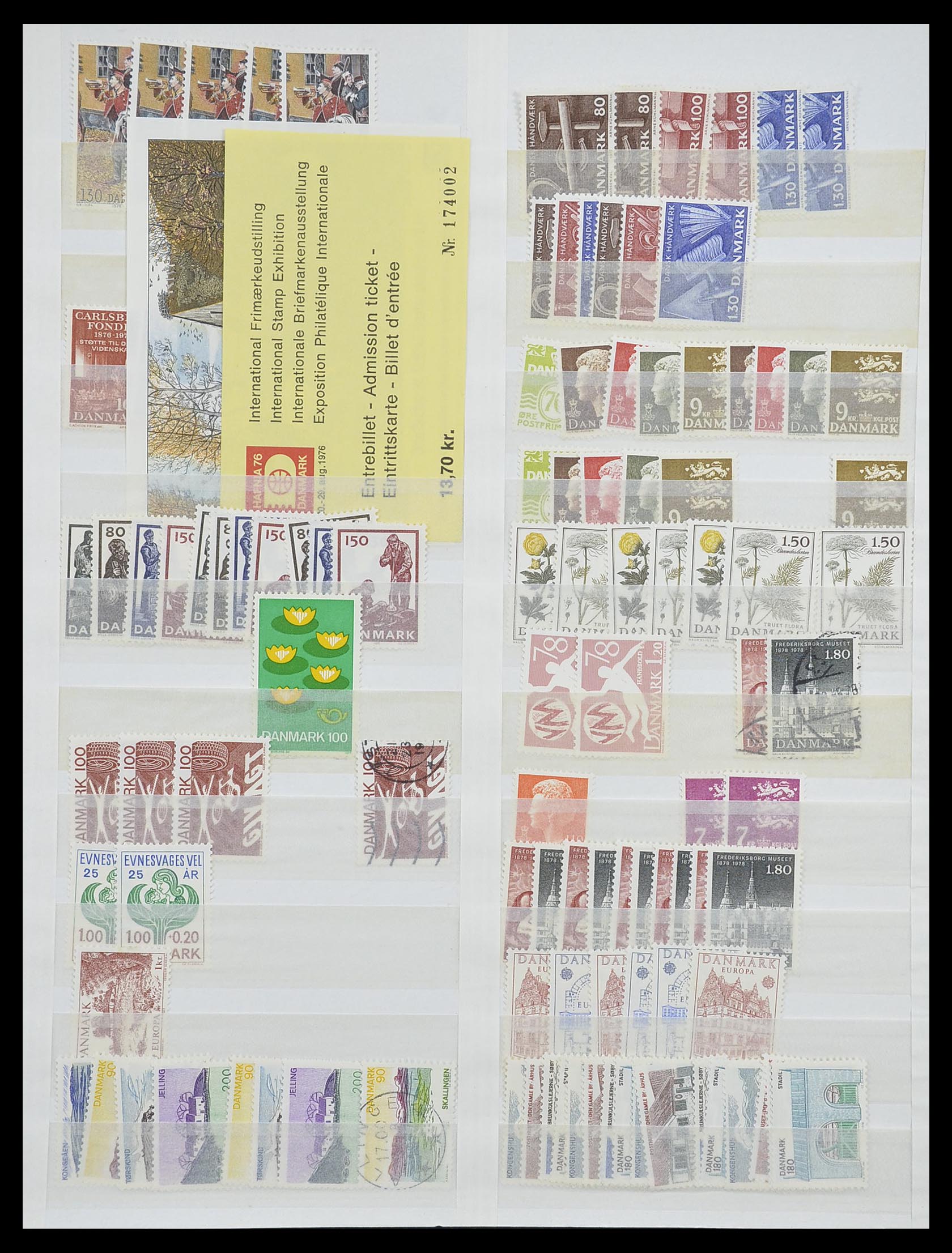 33169 015 - Postzegelverzameling 33169 Denemarken 1851-1995.