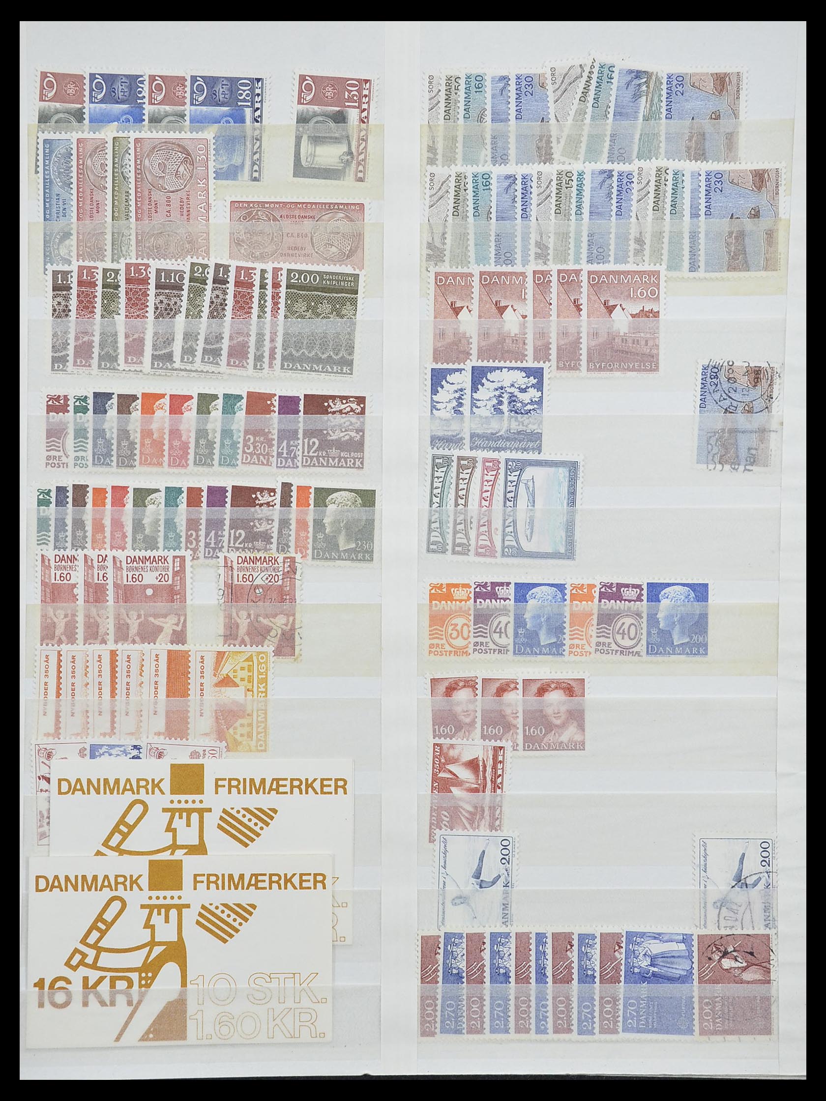 33169 017 - Postzegelverzameling 33169 Denemarken 1851-1995.