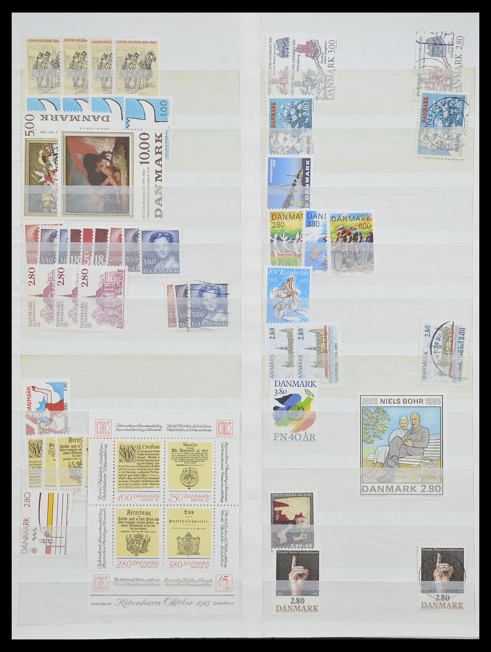 33169 020 - Postzegelverzameling 33169 Denemarken 1851-1995.