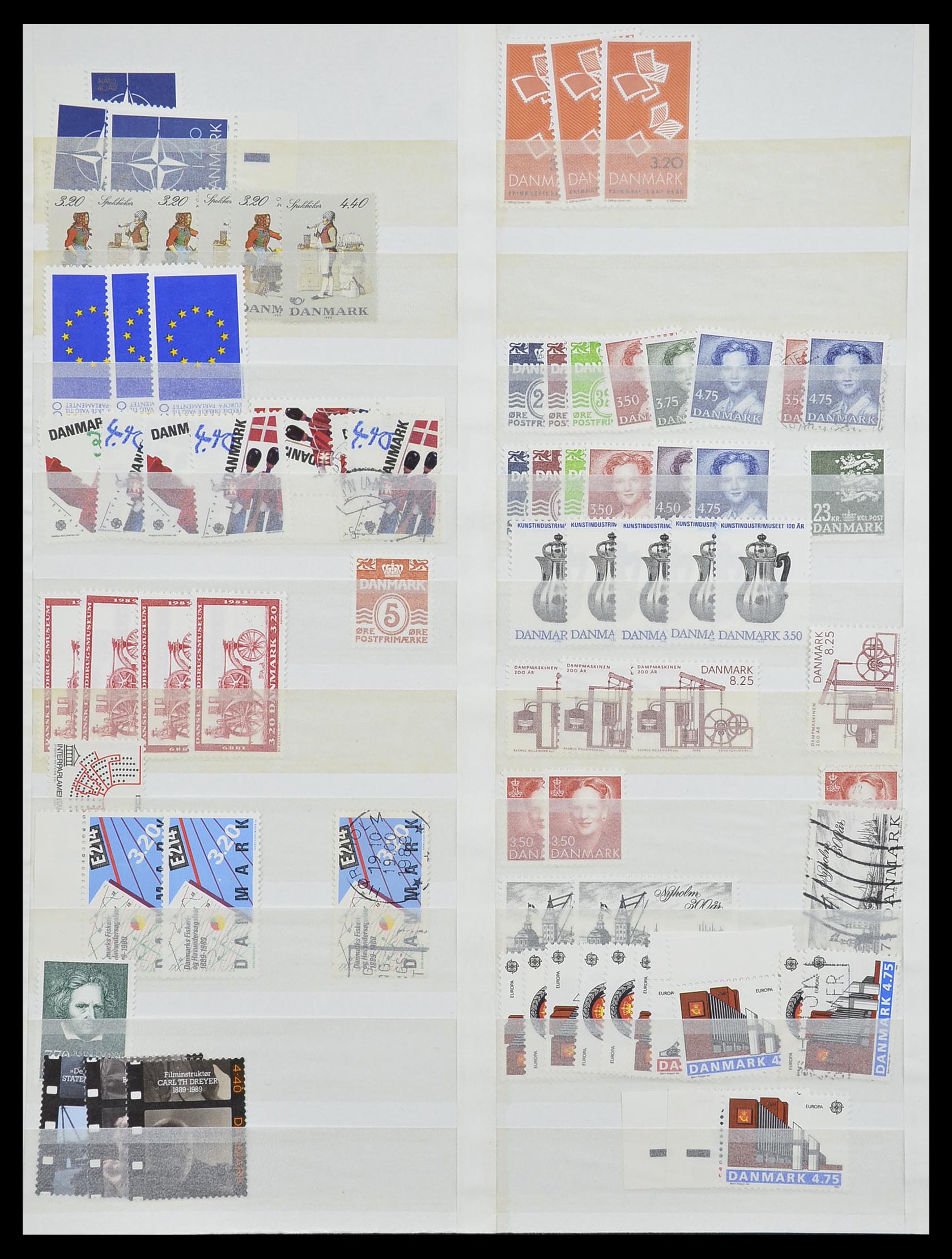 33169 024 - Postzegelverzameling 33169 Denemarken 1851-1995.