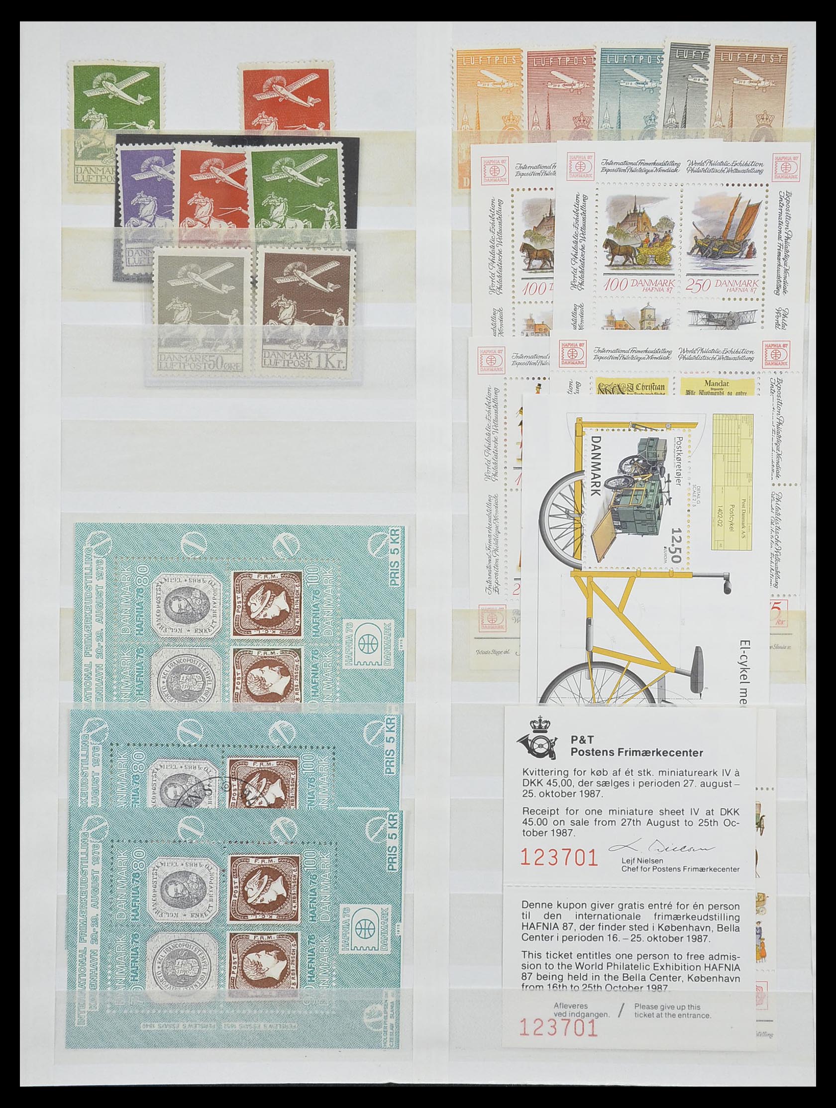 33169 027 - Postzegelverzameling 33169 Denemarken 1851-1995.