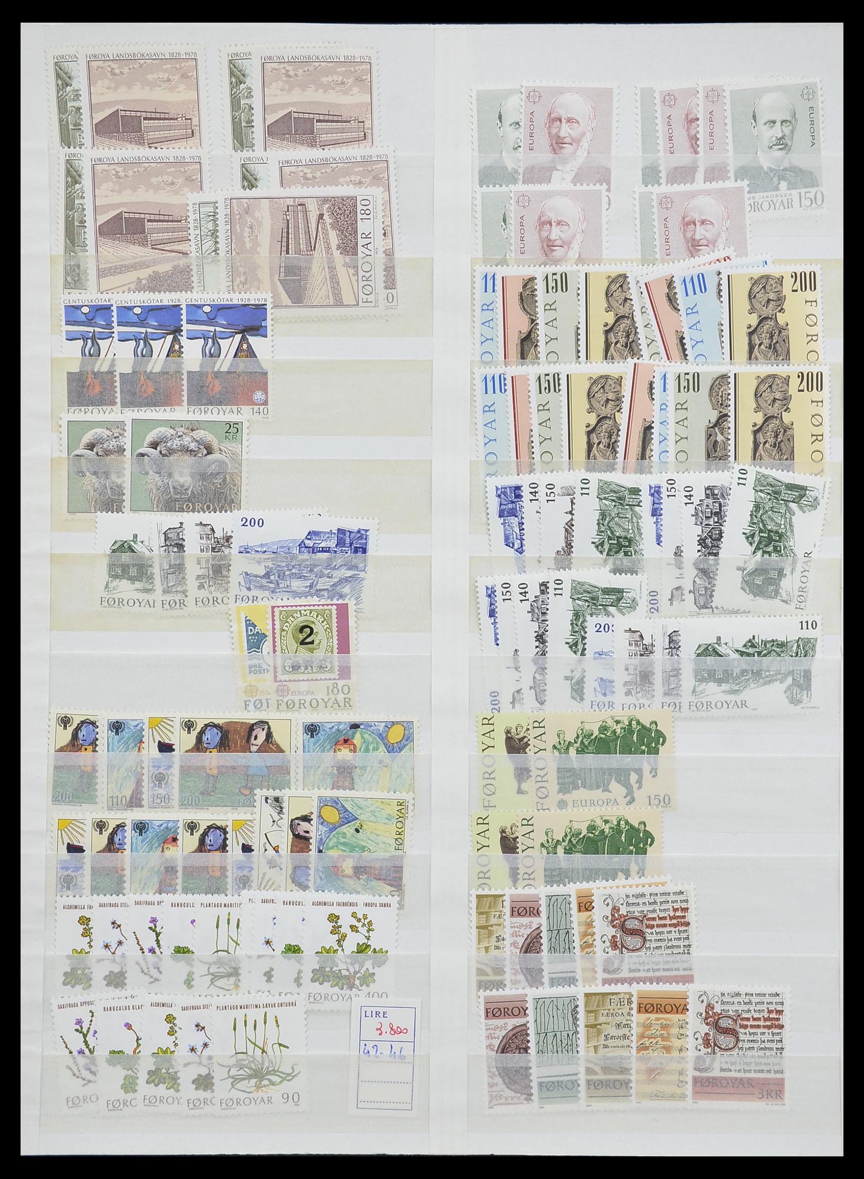 33169 030 - Postzegelverzameling 33169 Denemarken 1851-1995.