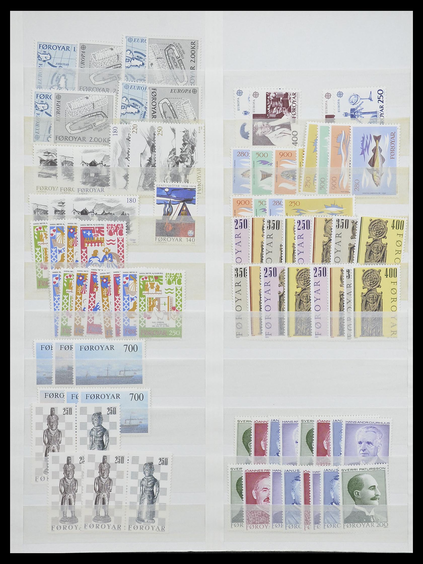 33169 031 - Postzegelverzameling 33169 Denemarken 1851-1995.