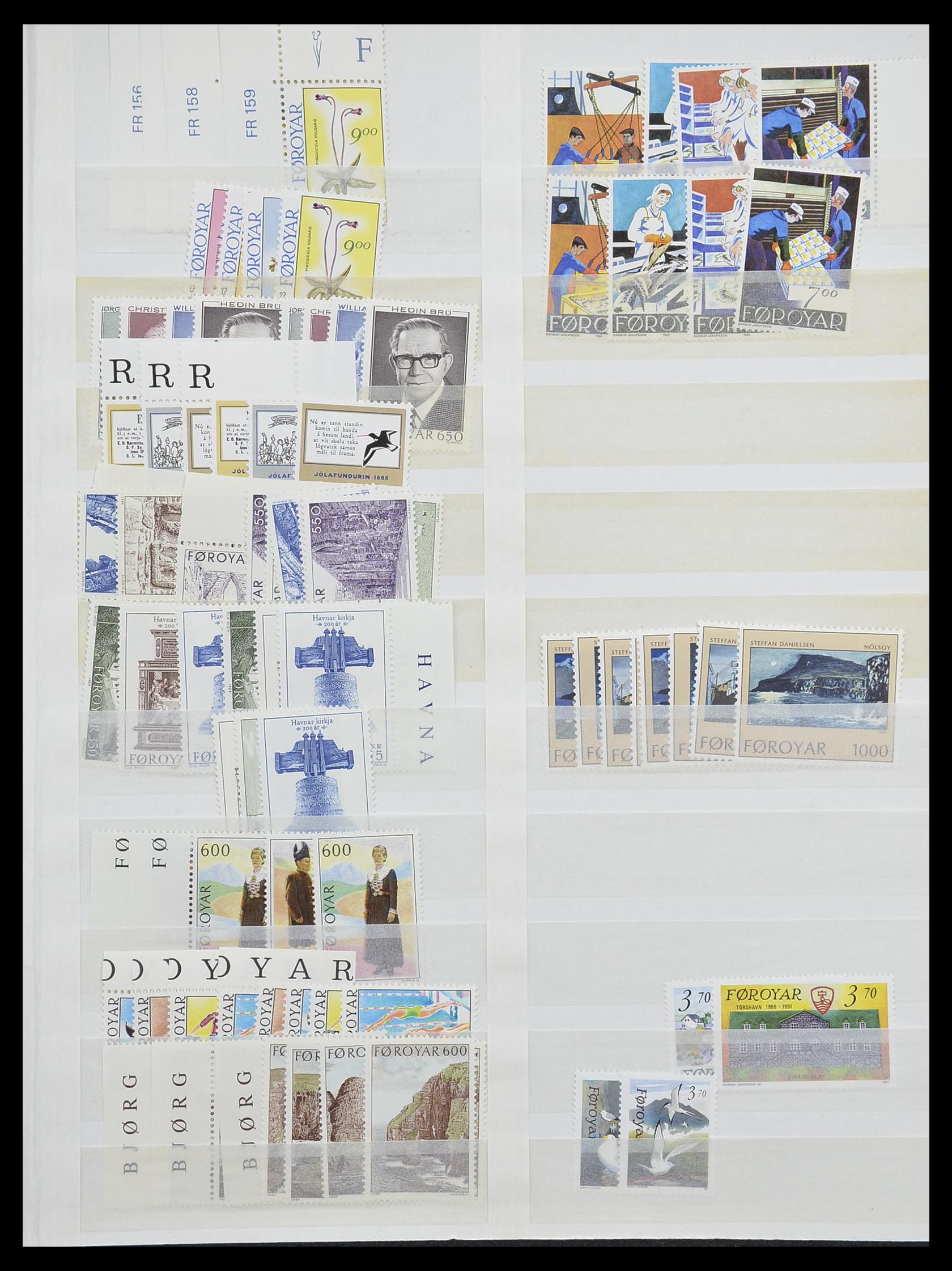 33169 033 - Postzegelverzameling 33169 Denemarken 1851-1995.