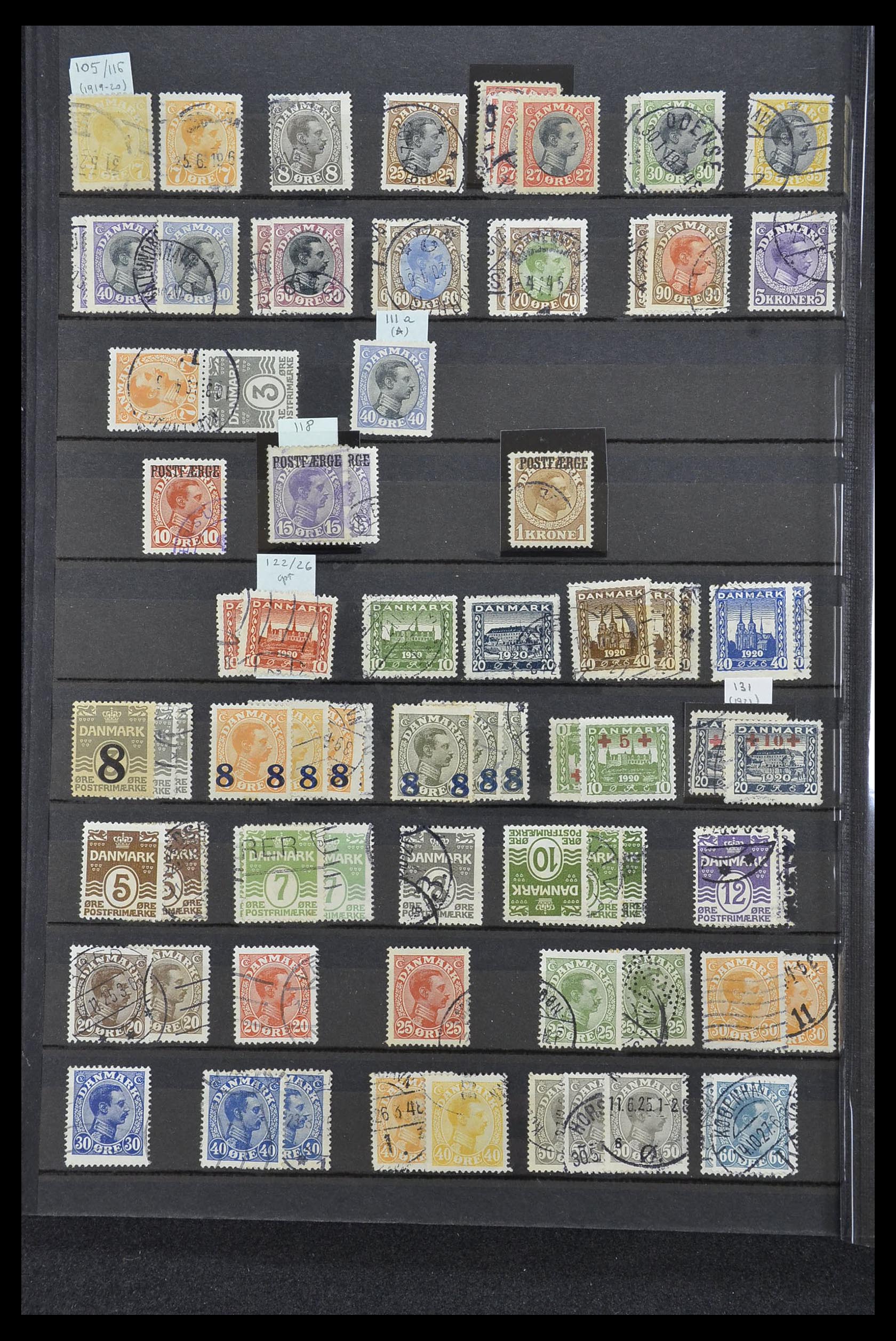 33169 041 - Postzegelverzameling 33169 Denemarken 1851-1995.