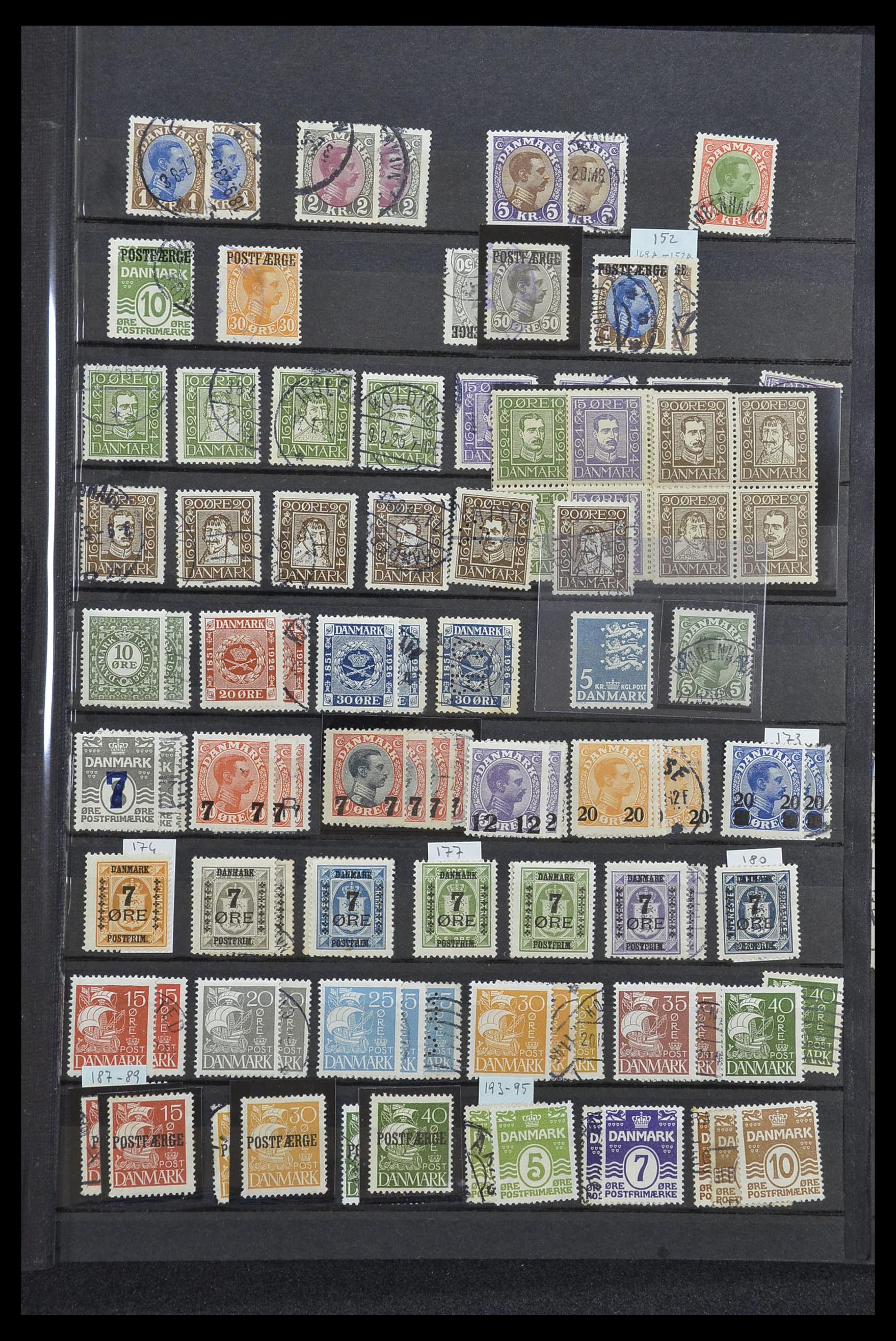 33169 042 - Postzegelverzameling 33169 Denemarken 1851-1995.