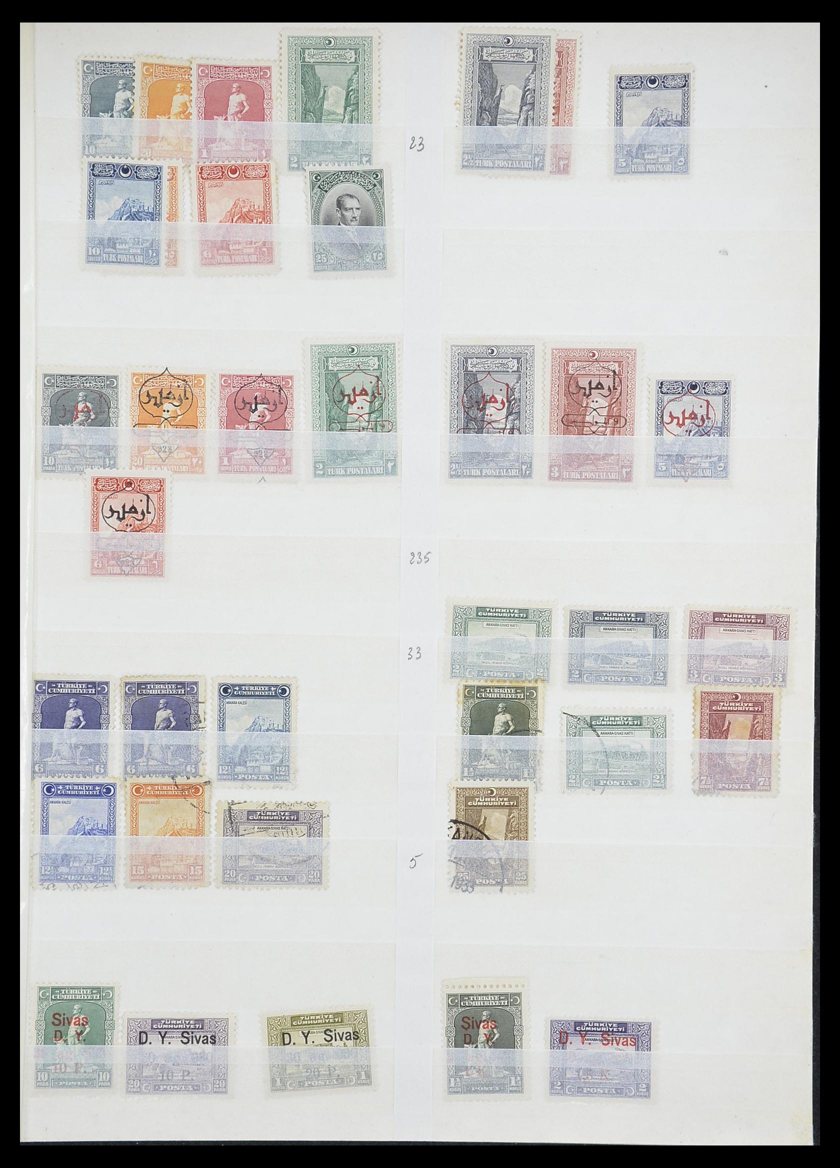 33173 005 - Postzegelverzameling 33173 Turkije 1920-1990.