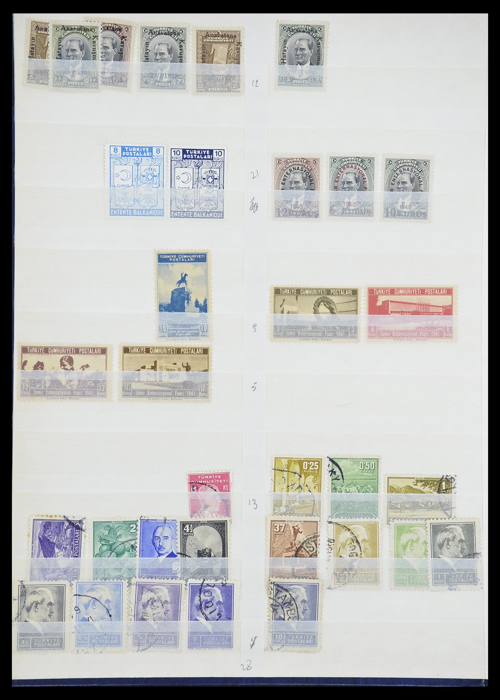 33173 008 - Stamp collection 33173 Turkey 1920-1990.