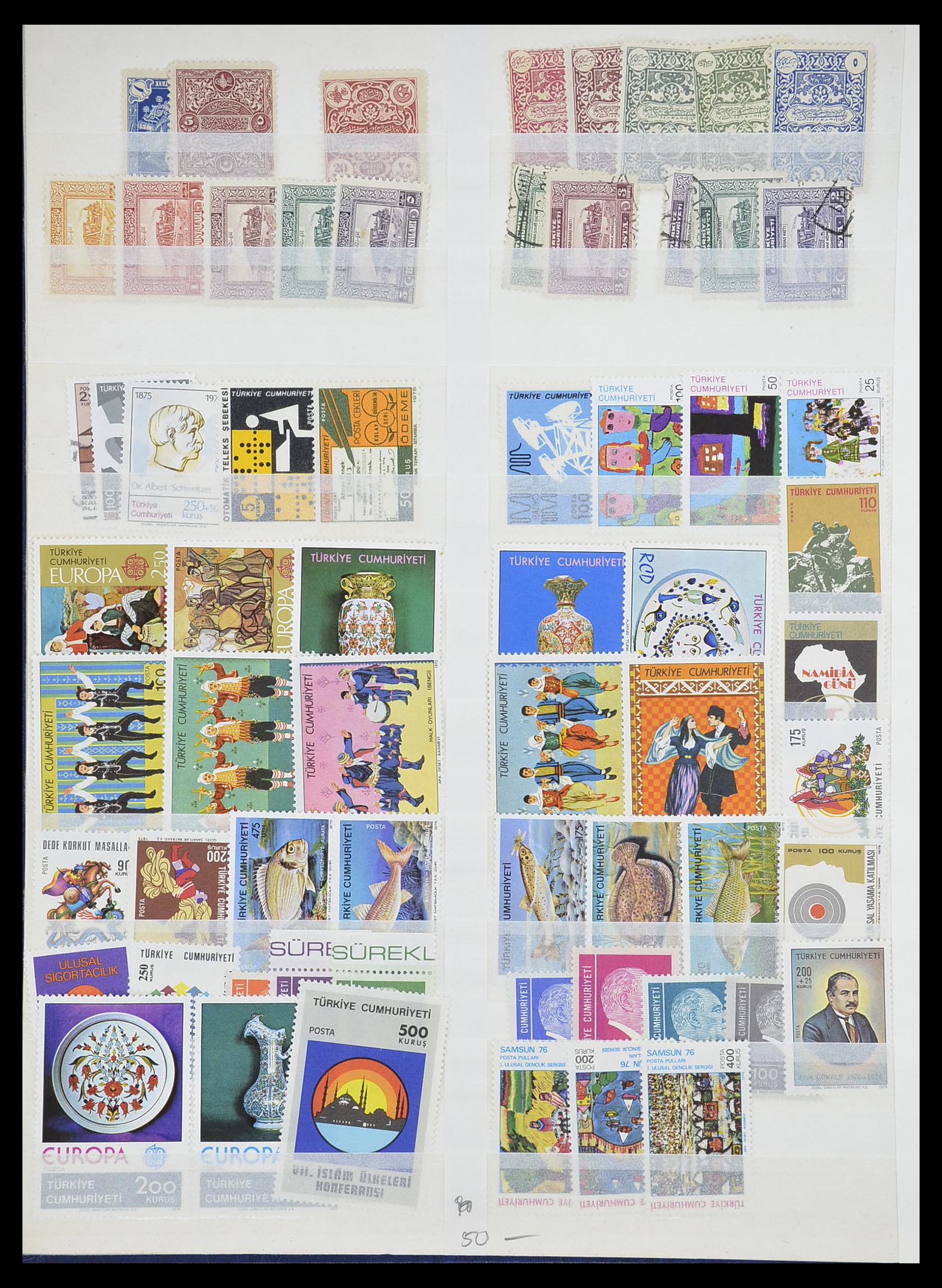 33173 026 - Stamp collection 33173 Turkey 1920-1990.