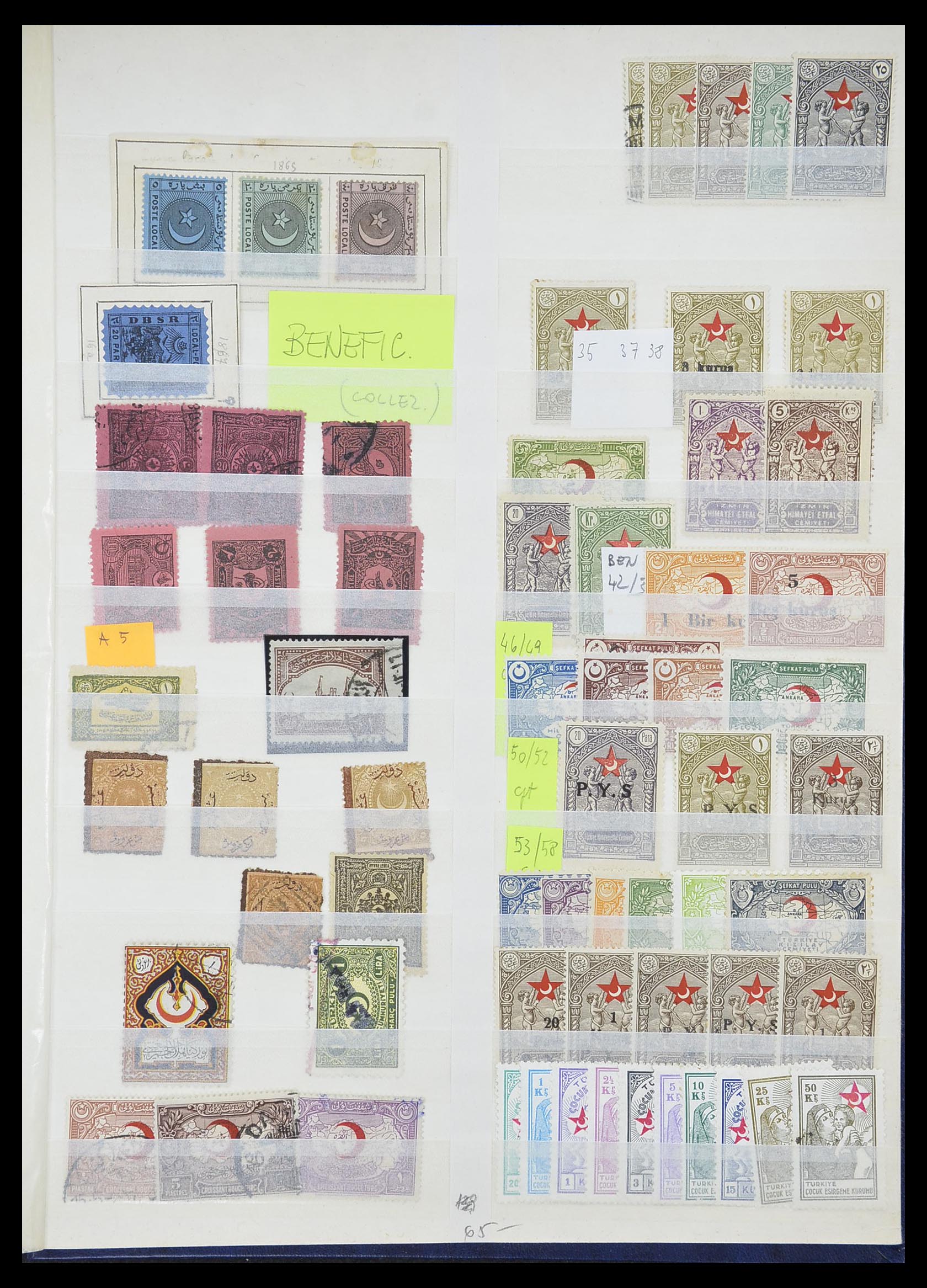 33173 027 - Postzegelverzameling 33173 Turkije 1920-1990.