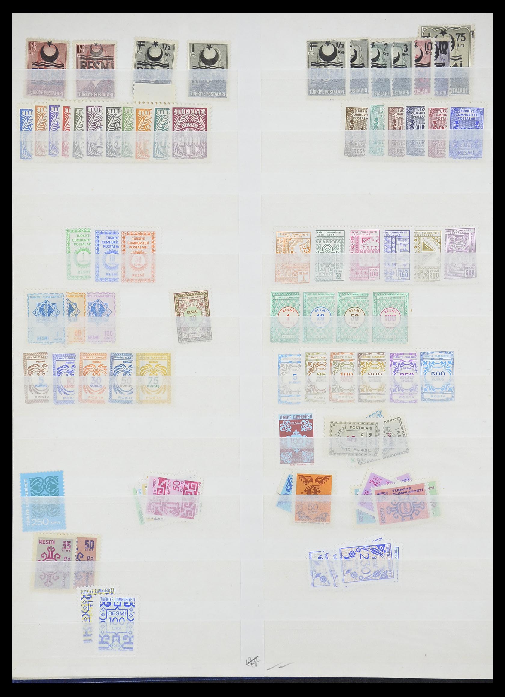 33173 034 - Stamp collection 33173 Turkey 1920-1990.