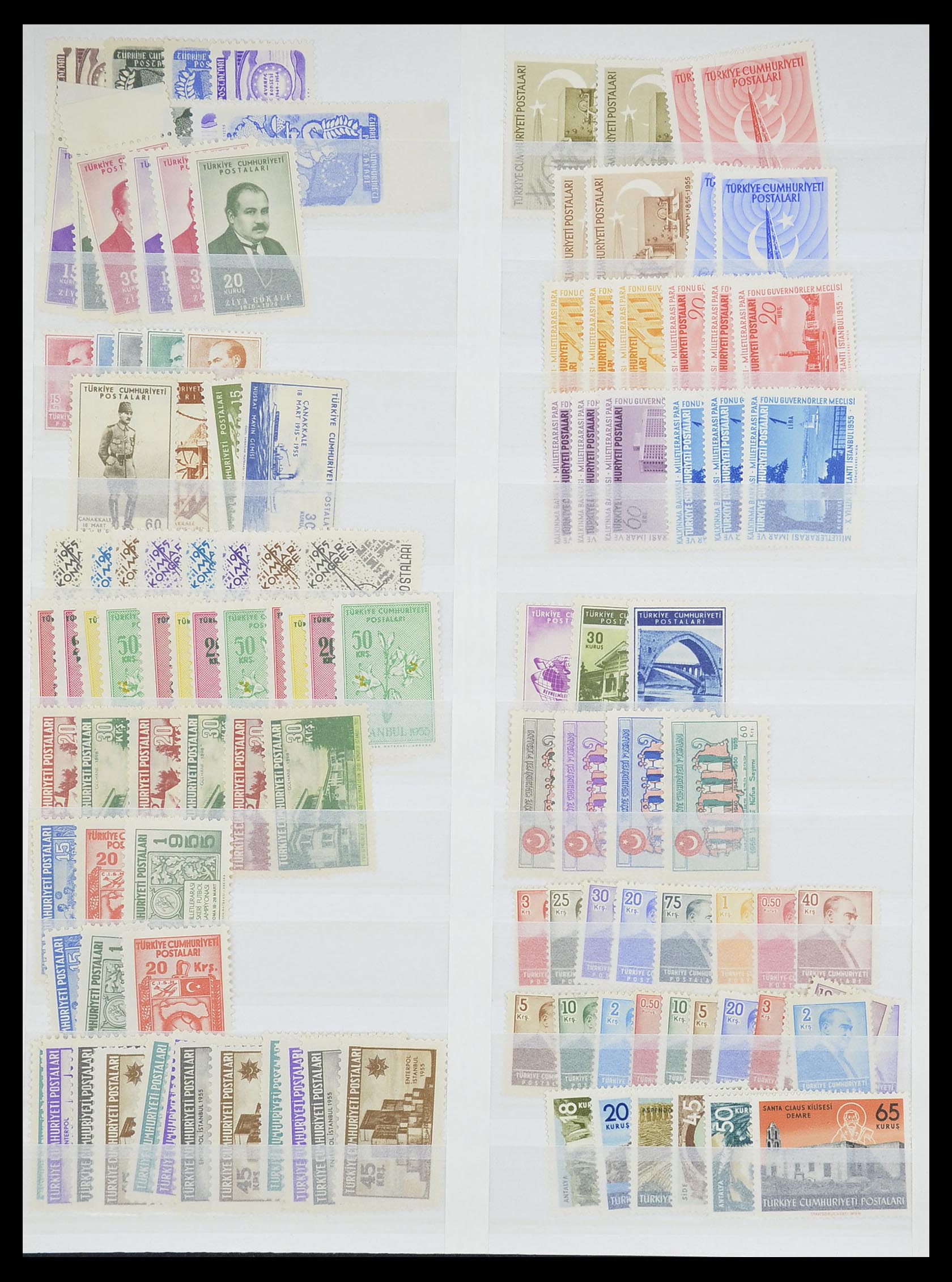 33173 040 - Postzegelverzameling 33173 Turkije 1920-1990.