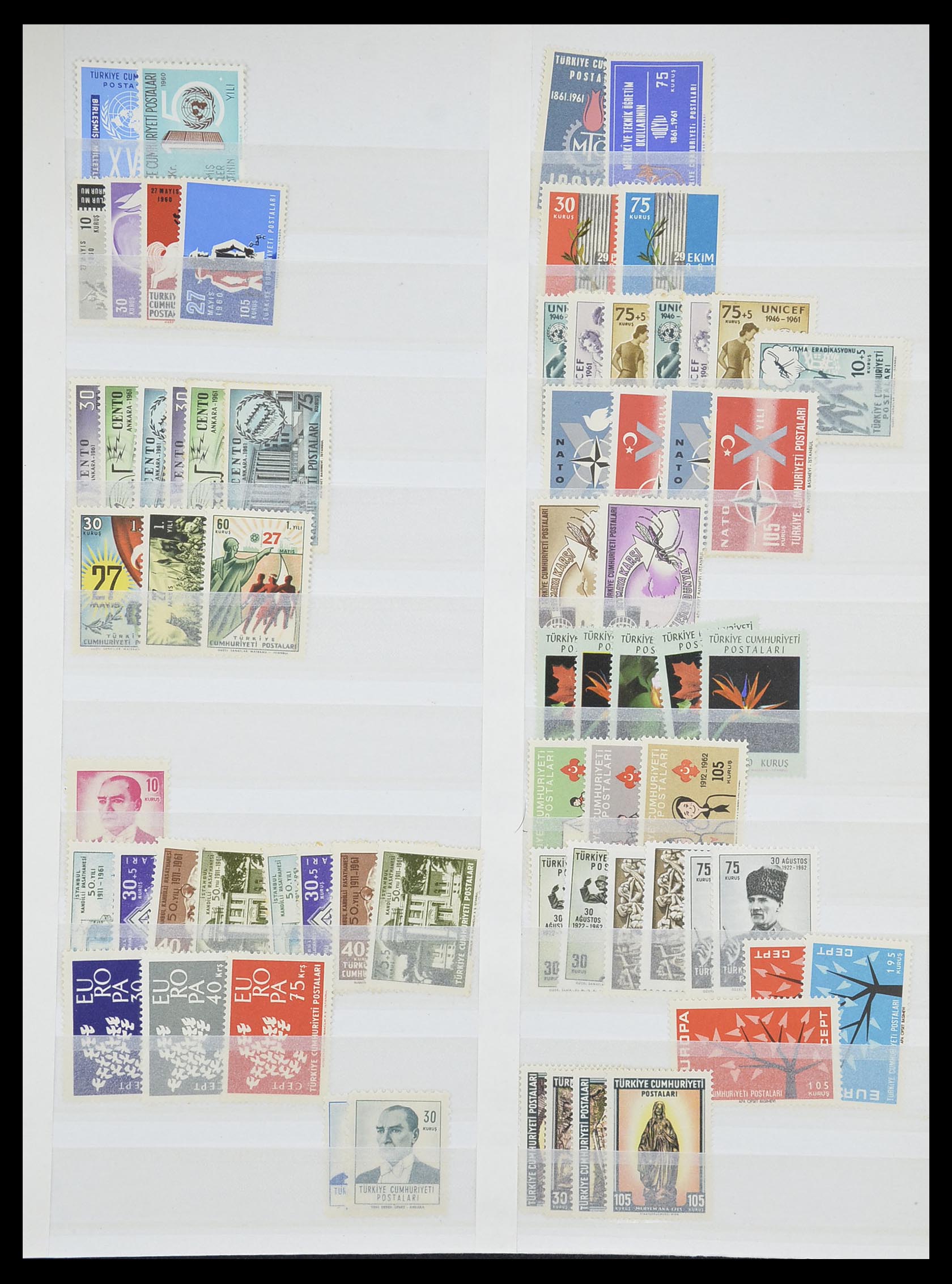 33173 045 - Postzegelverzameling 33173 Turkije 1920-1990.