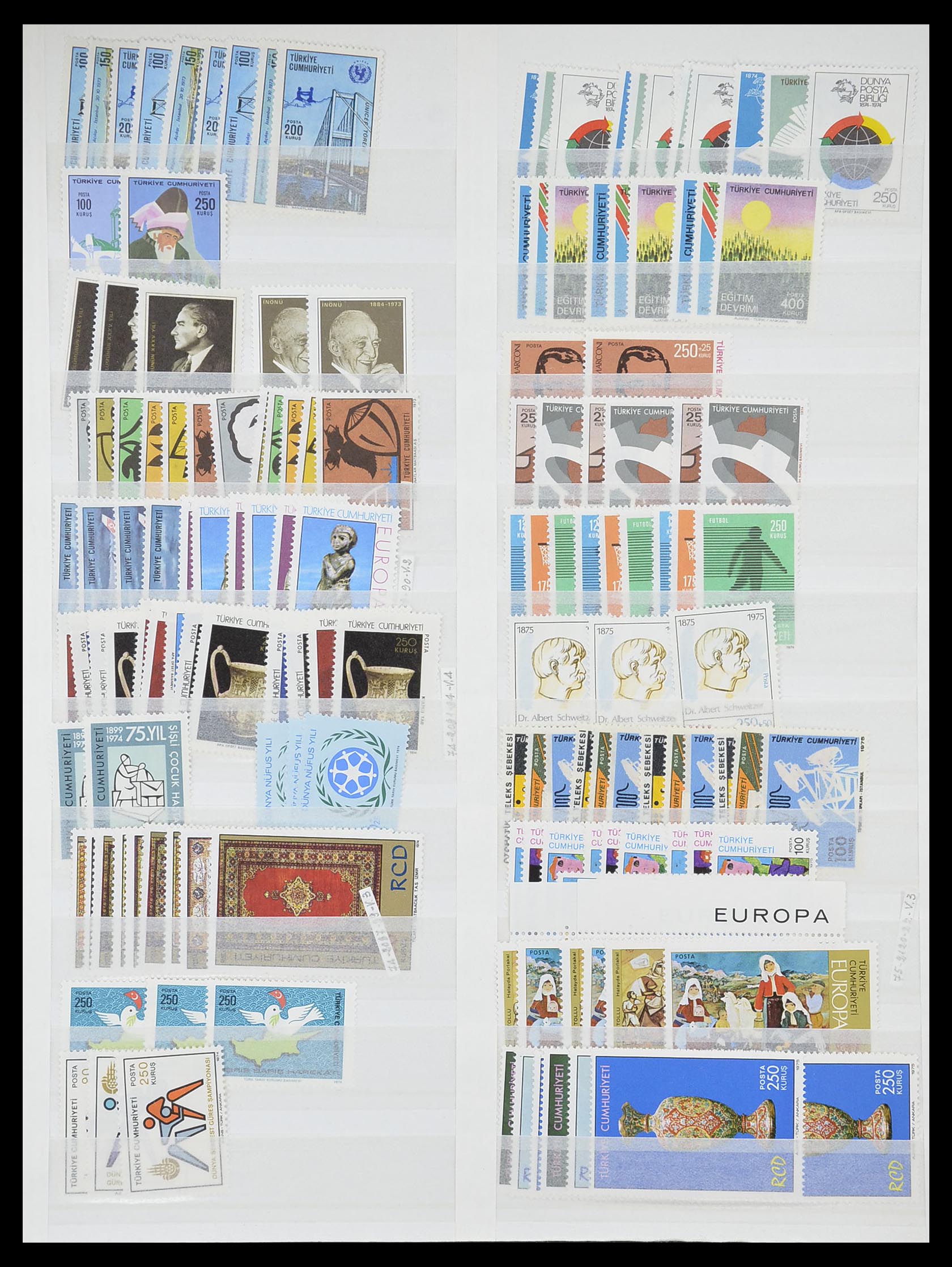 33173 055 - Stamp collection 33173 Turkey 1920-1990.