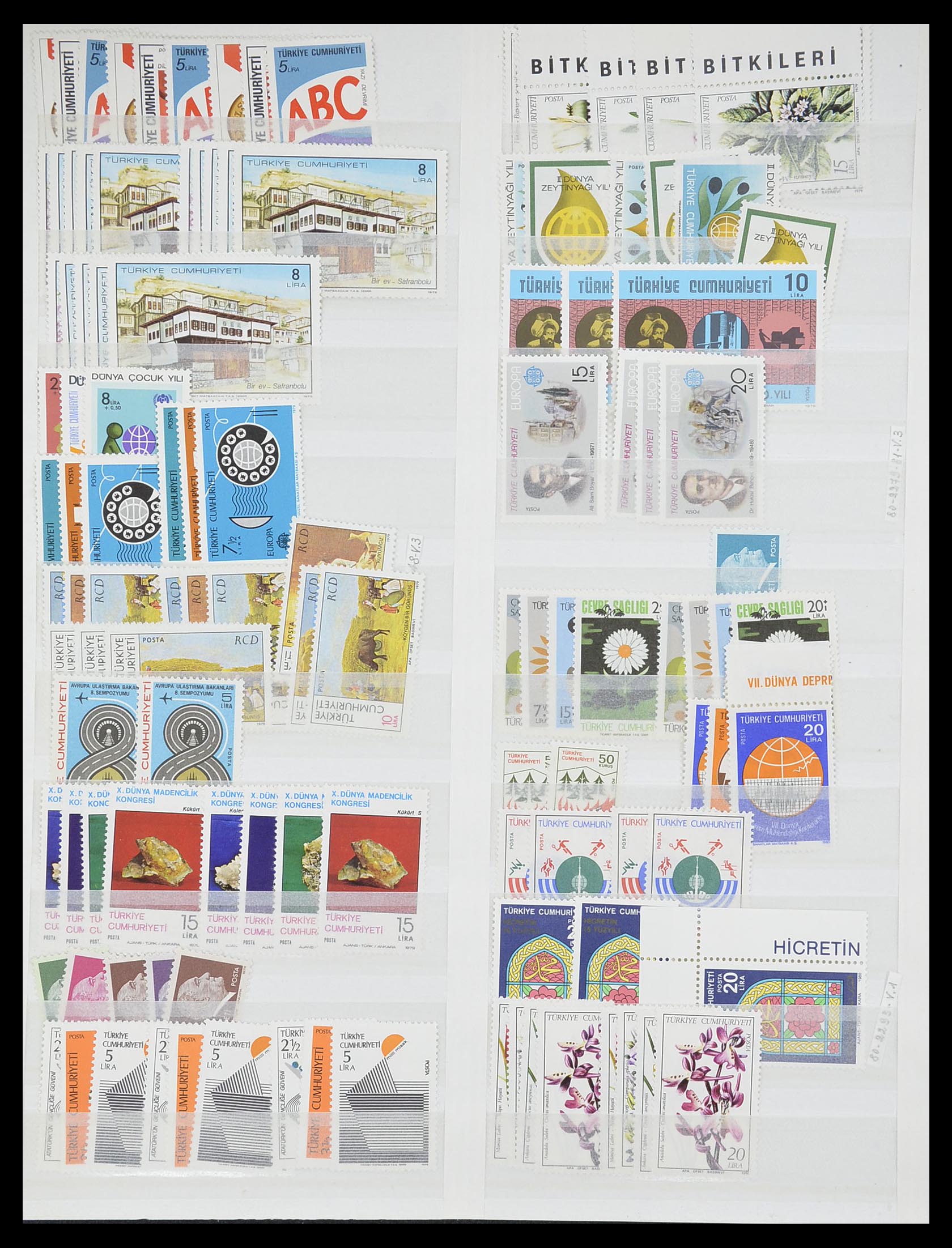 33173 058 - Postzegelverzameling 33173 Turkije 1920-1990.