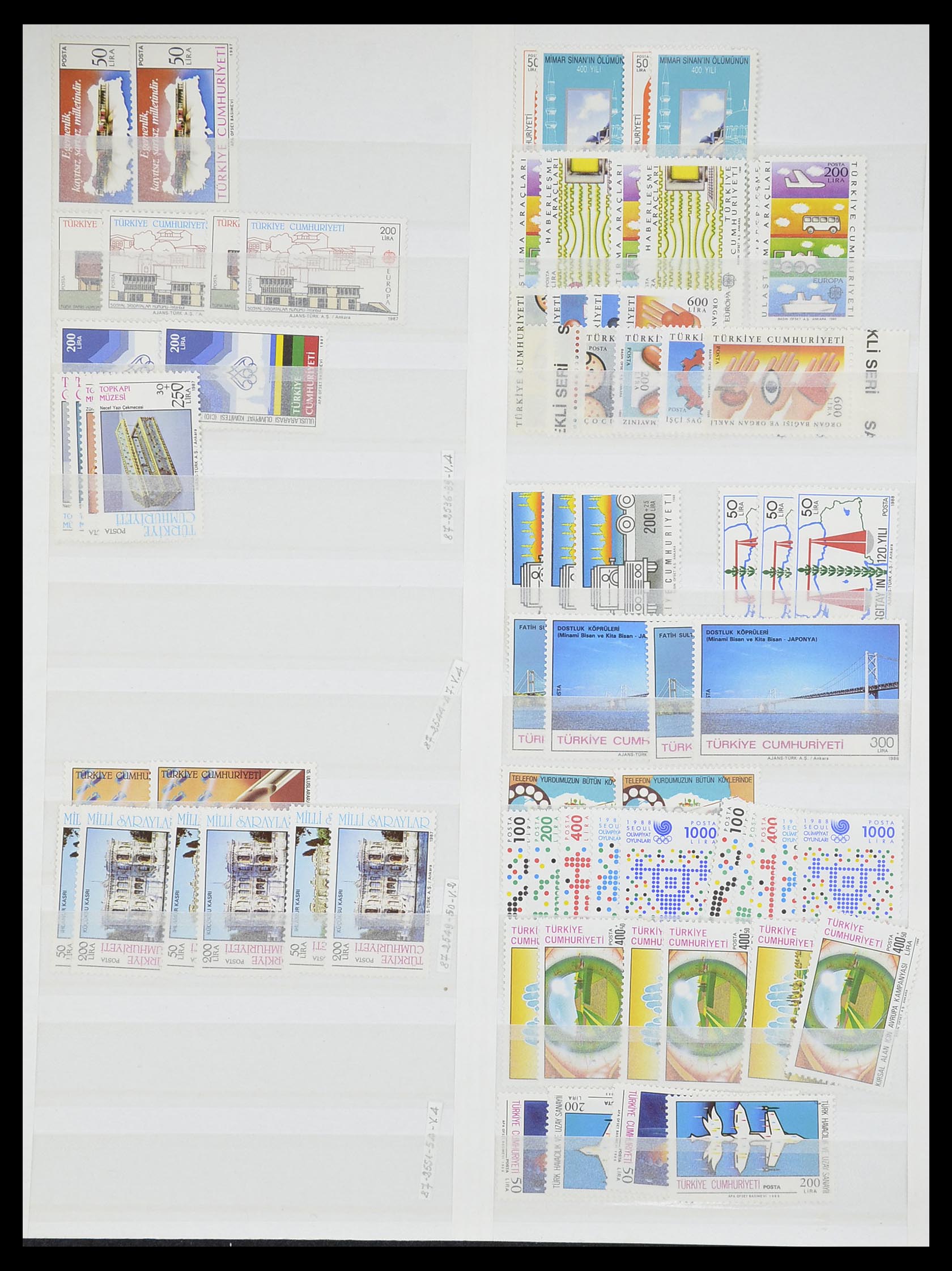 33173 064 - Stamp collection 33173 Turkey 1920-1990.
