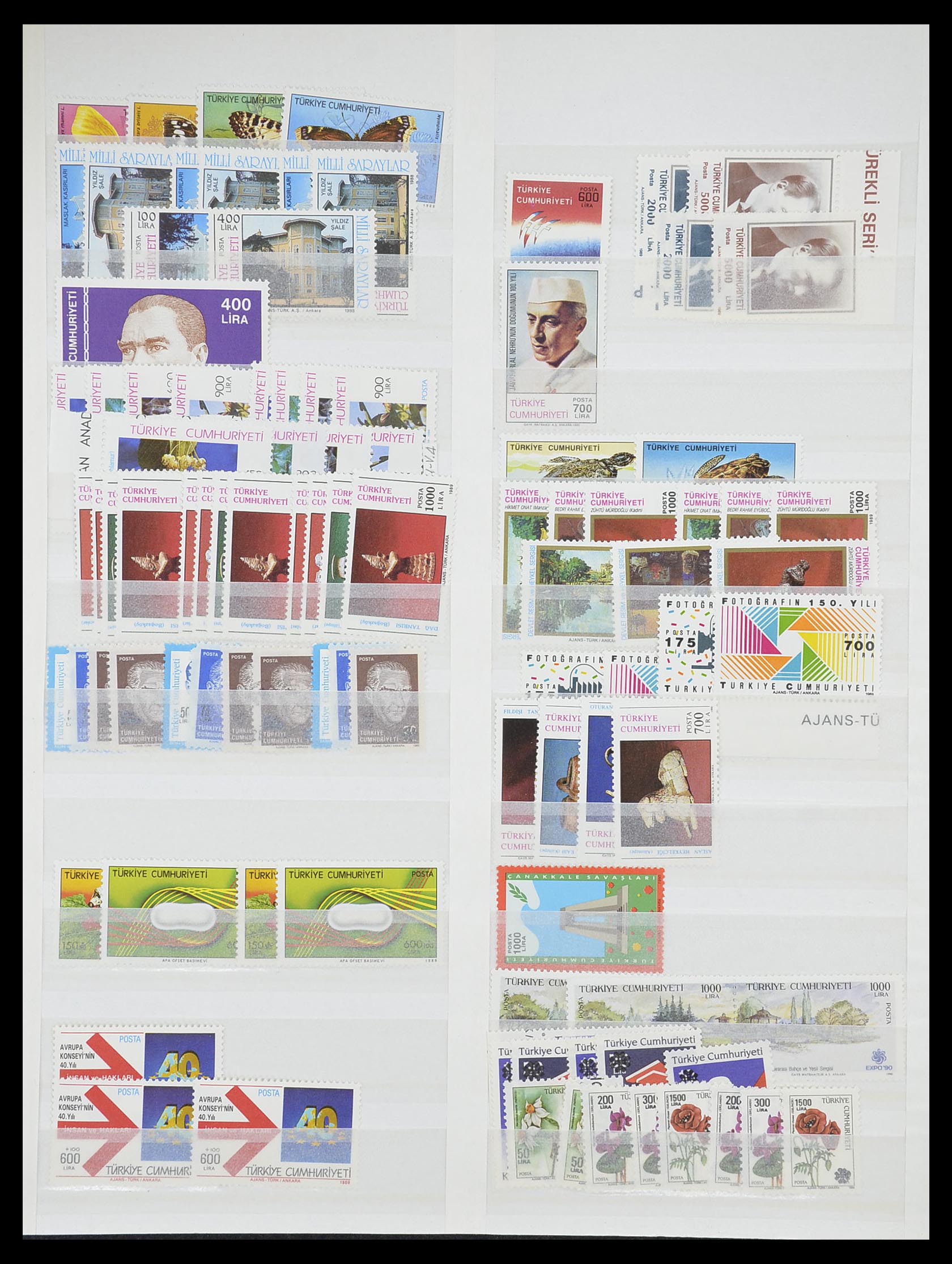 33173 065 - Stamp collection 33173 Turkey 1920-1990.