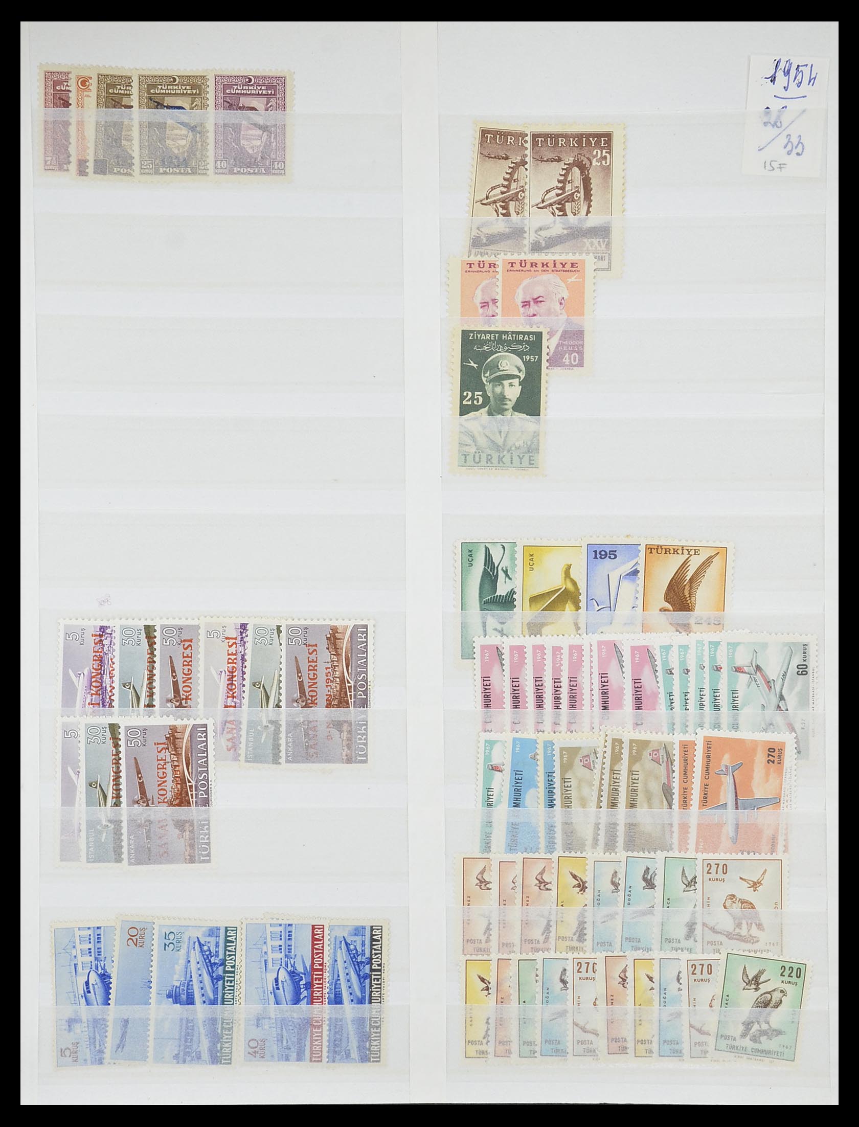 33173 067 - Stamp collection 33173 Turkey 1920-1990.