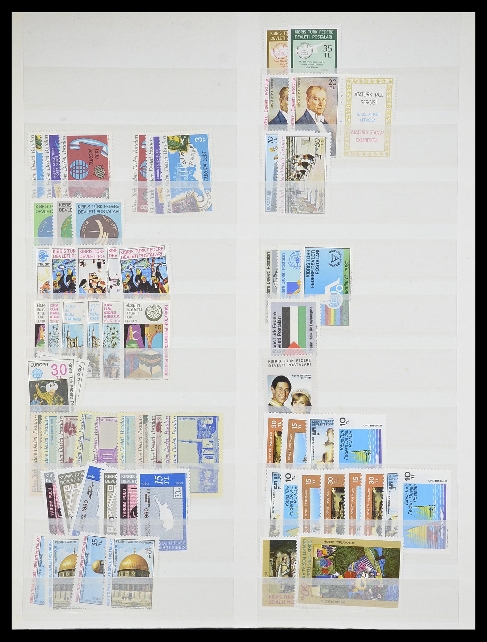 33173 081 - Postzegelverzameling 33173 Turkije 1920-1990.