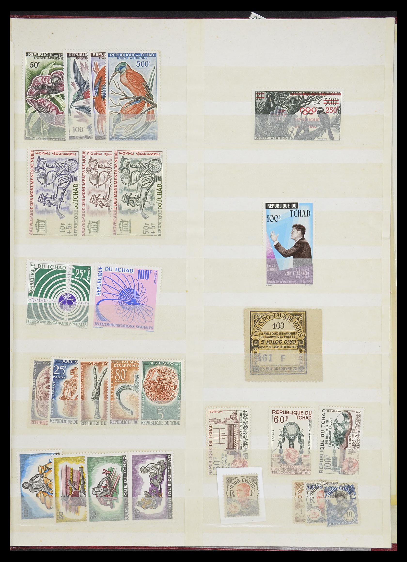 33179 004 - Postzegelverzameling 33179 Frankrijk en koloniën 1849-1980.