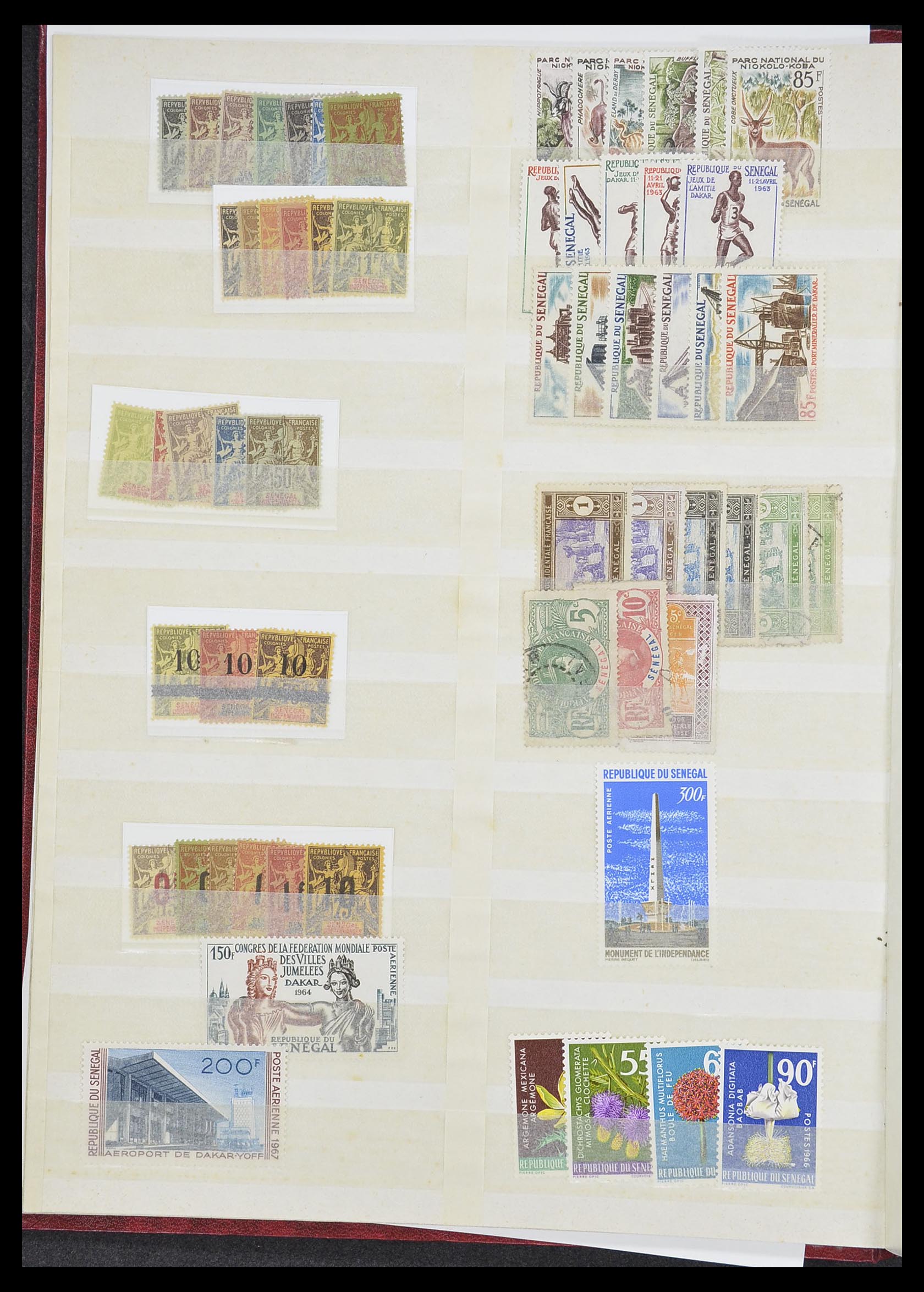 33179 005 - Postzegelverzameling 33179 Frankrijk en koloniën 1849-1980.