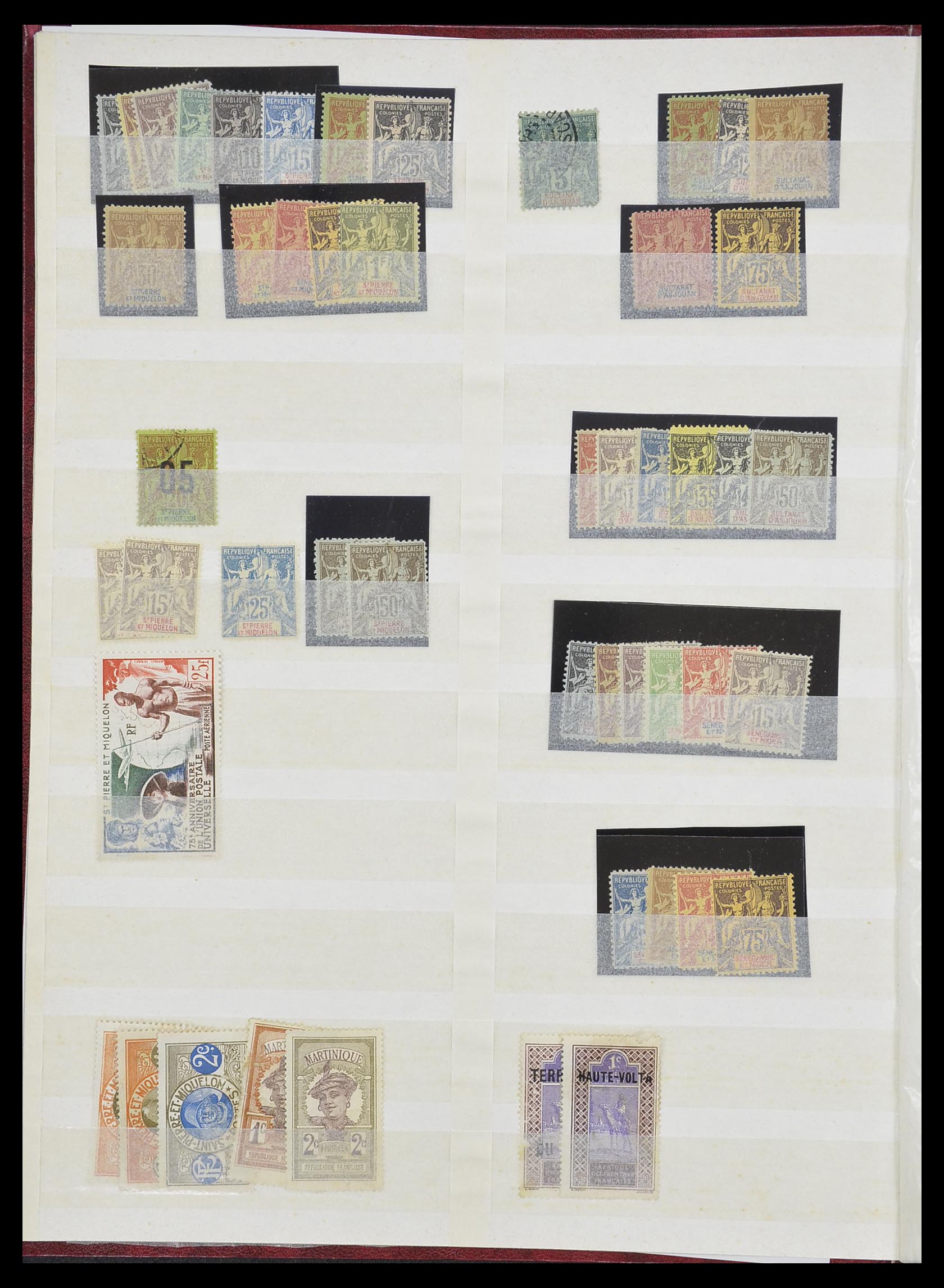 33179 010 - Postzegelverzameling 33179 Frankrijk en koloniën 1849-1980.