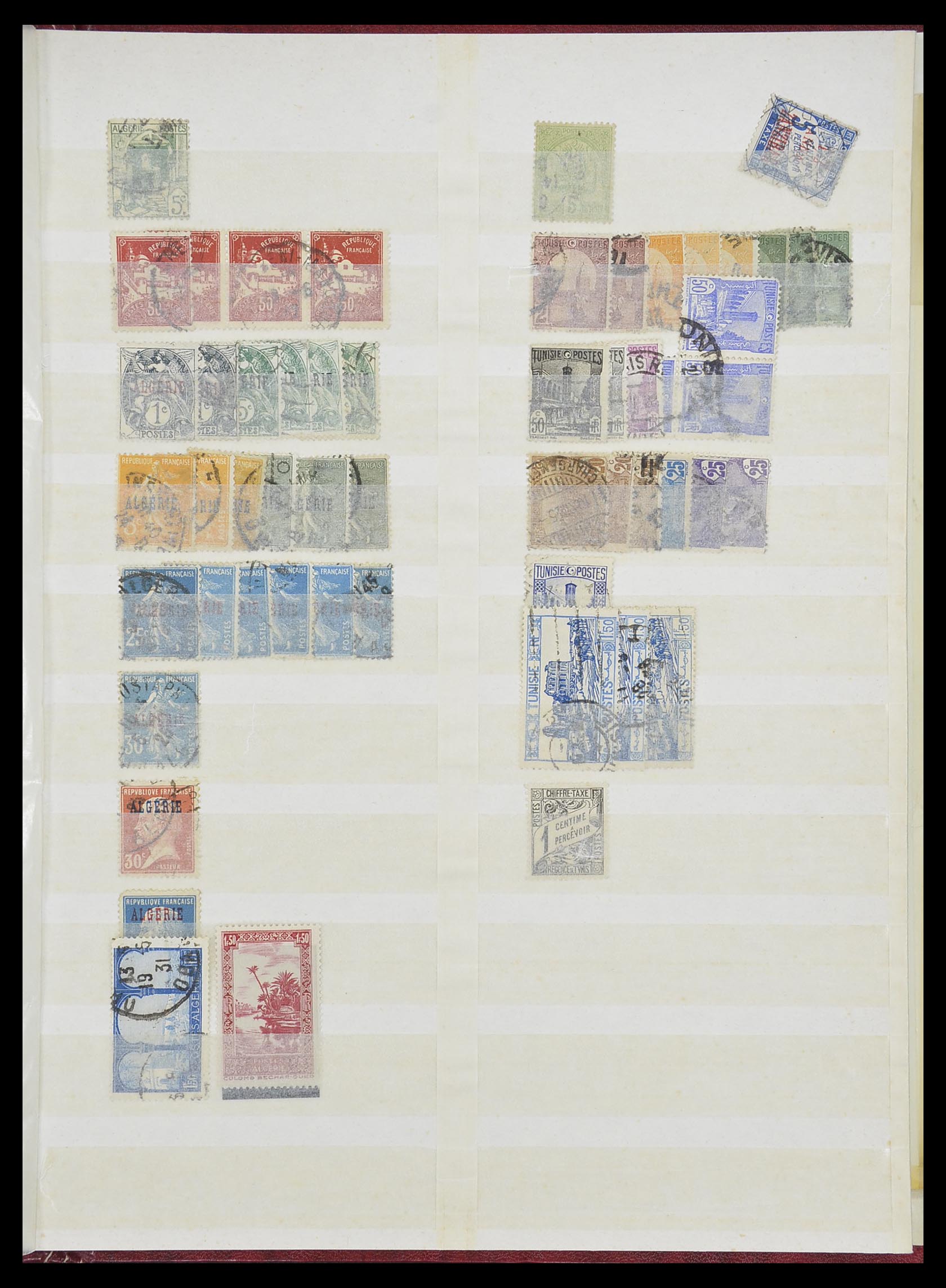 33179 012 - Postzegelverzameling 33179 Frankrijk en koloniën 1849-1980.