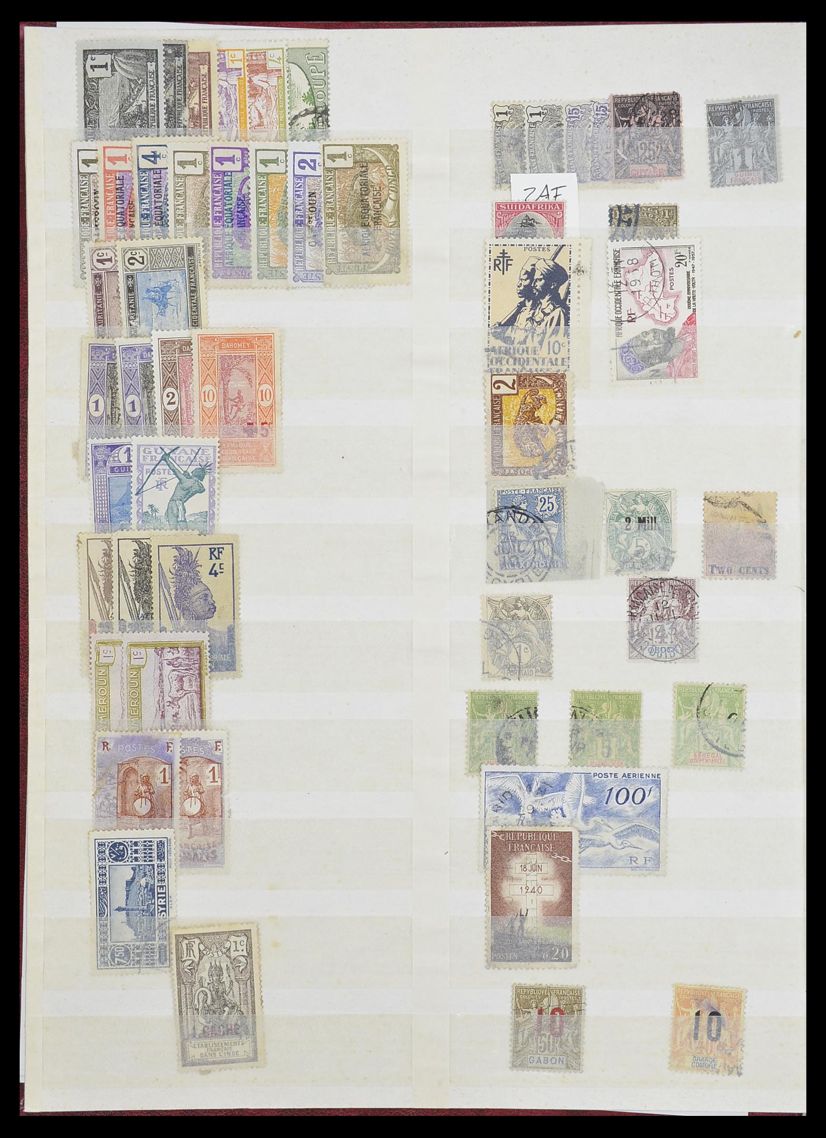 33179 013 - Postzegelverzameling 33179 Frankrijk en koloniën 1849-1980.
