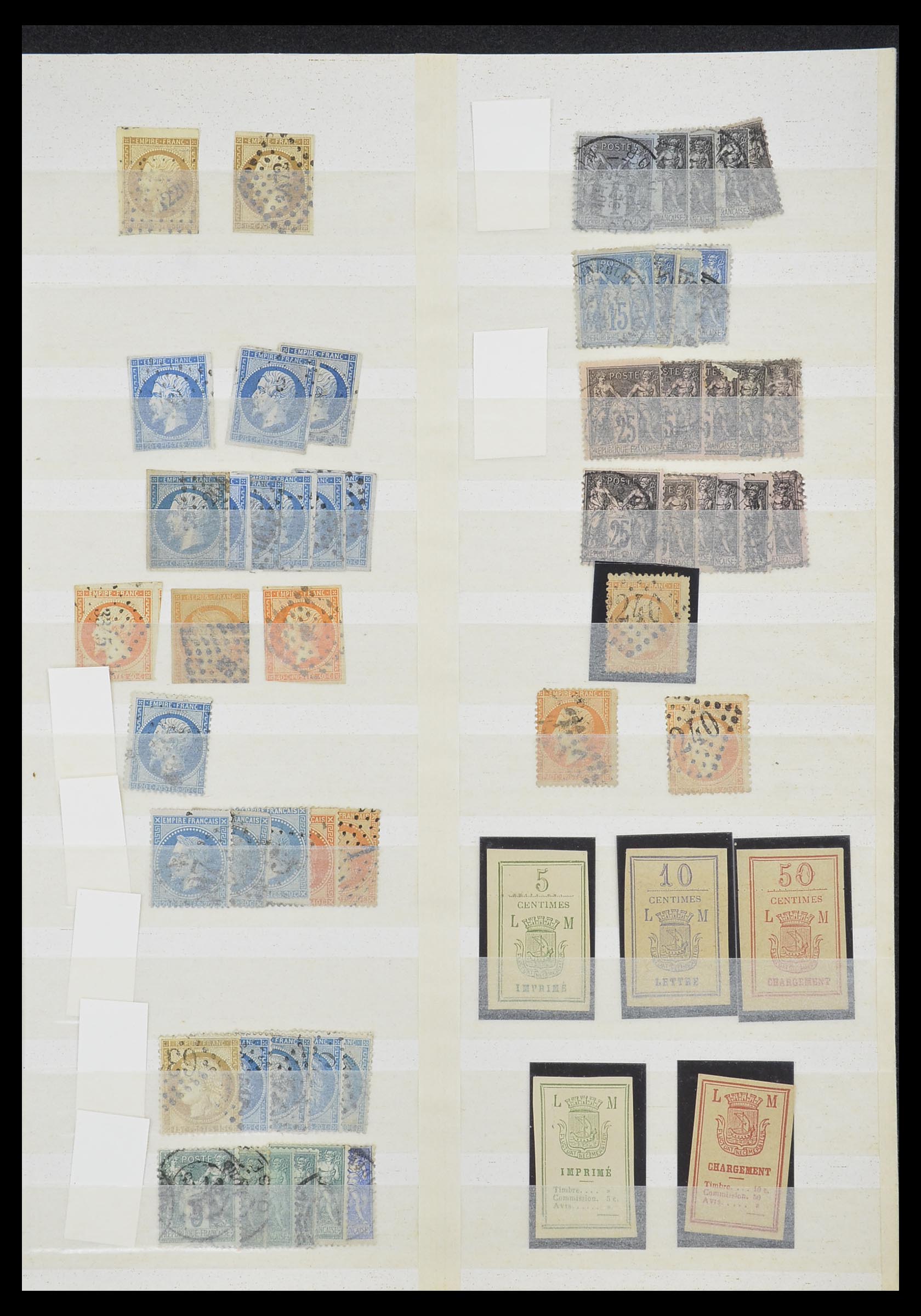 33179 023 - Postzegelverzameling 33179 Frankrijk en koloniën 1849-1980.