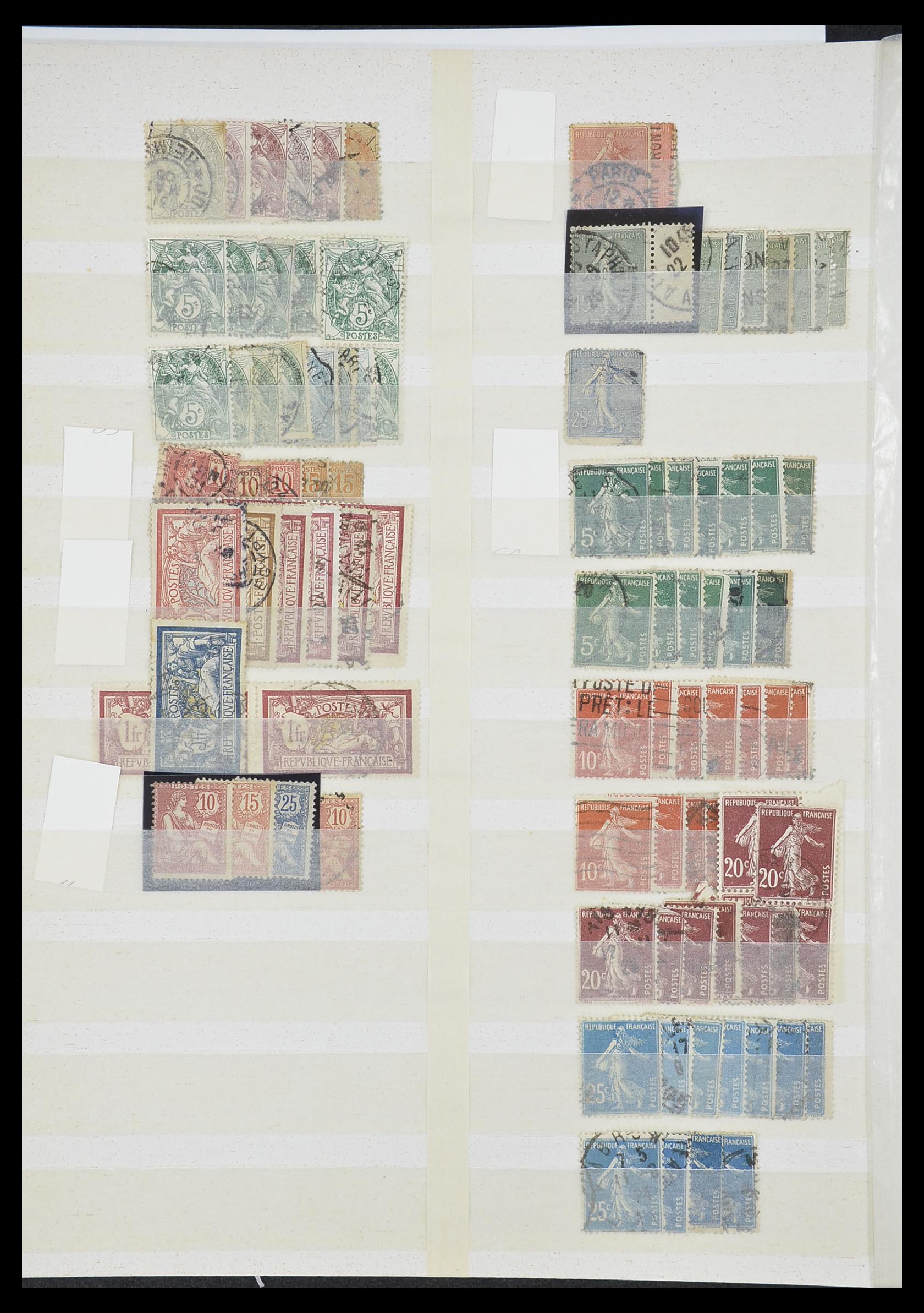 33179 024 - Postzegelverzameling 33179 Frankrijk en koloniën 1849-1980.